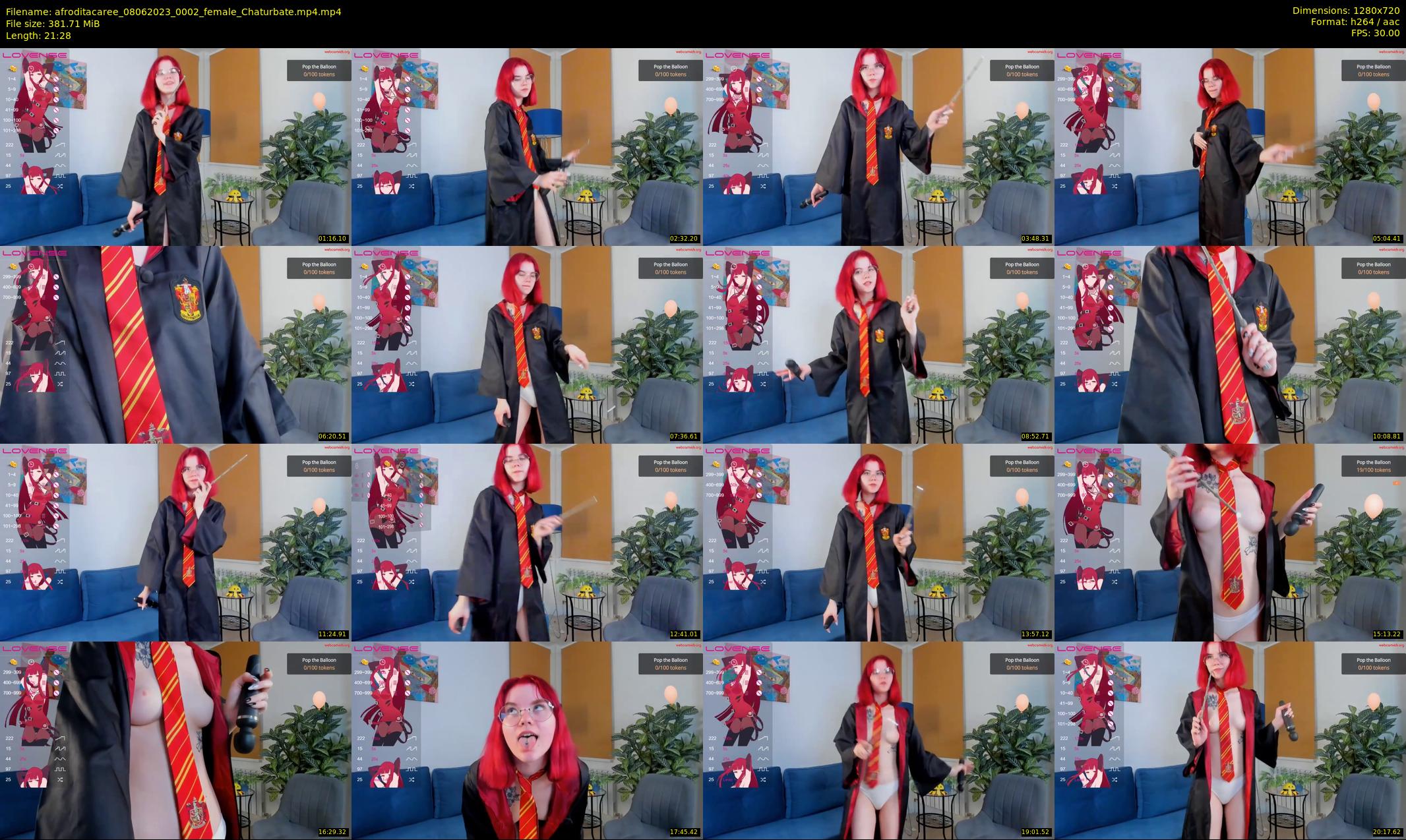 afroditacaree — 22 minute Chaturbate female cam show recording, 720p, Jun 8, 2023