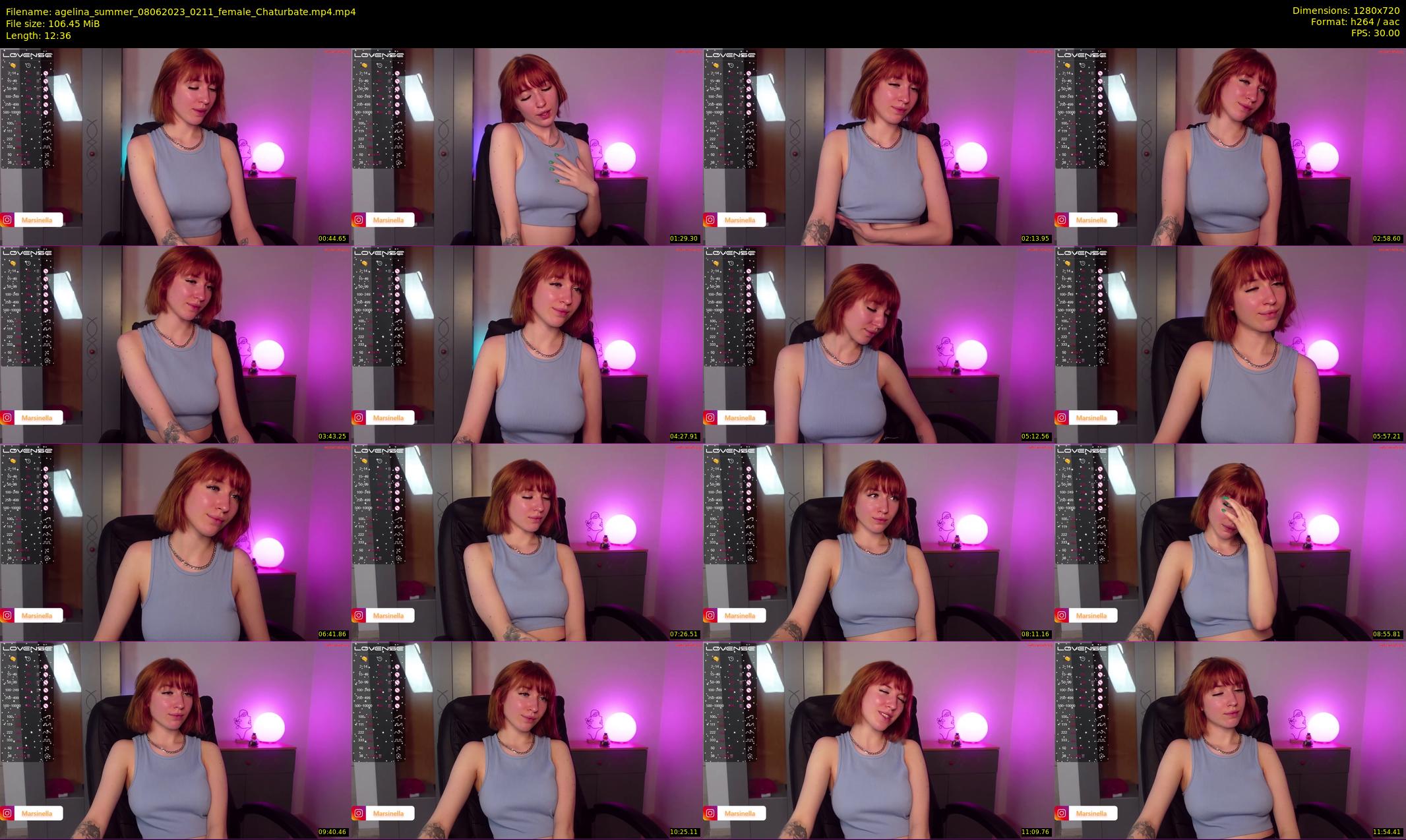 agelina_summer — 13 minute Chaturbate female cam show recording, 720p, Jun 8, 2023