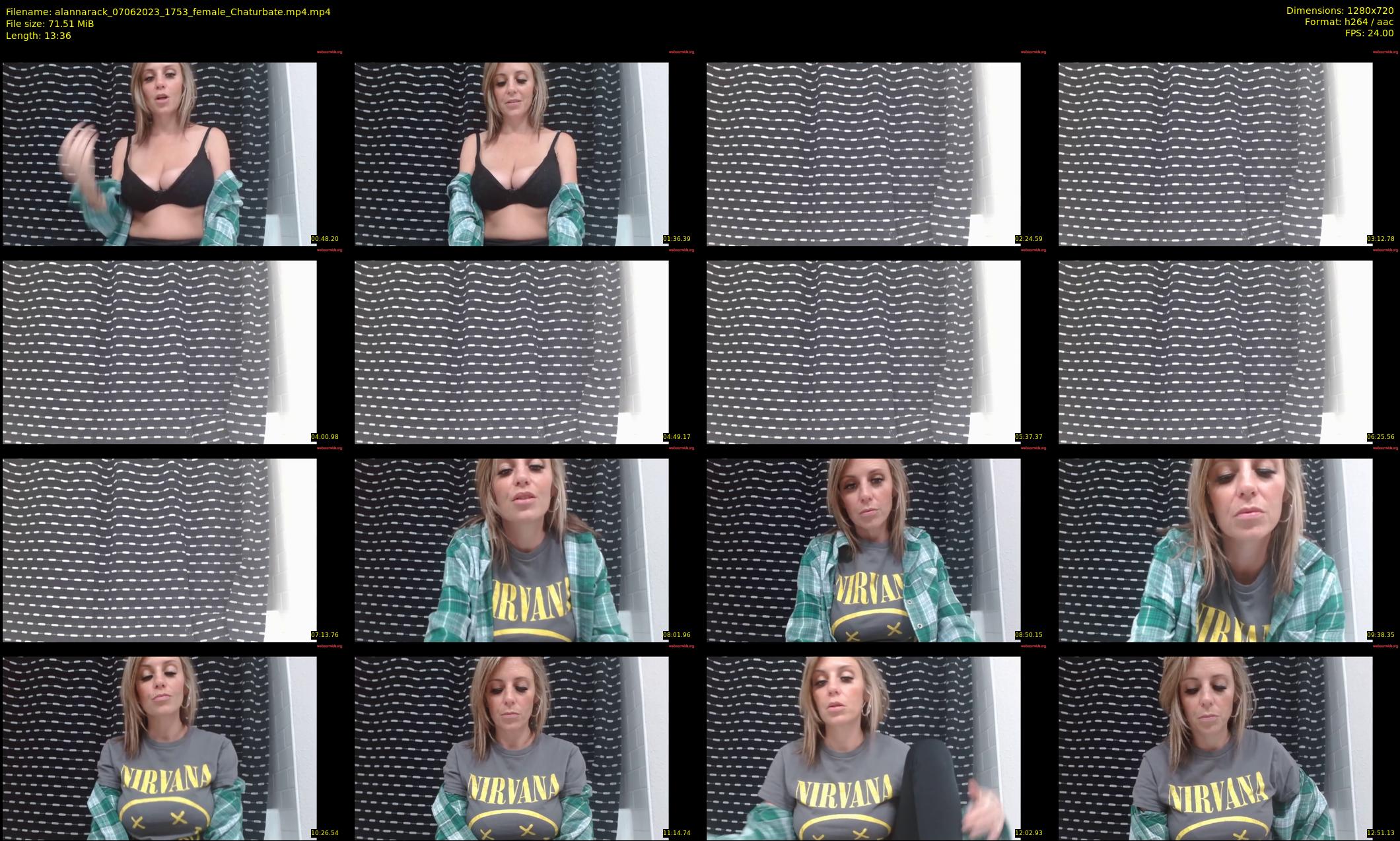 alannarack — 14 minute Chaturbate female cam show recording, 720p, Jun 7, 2023