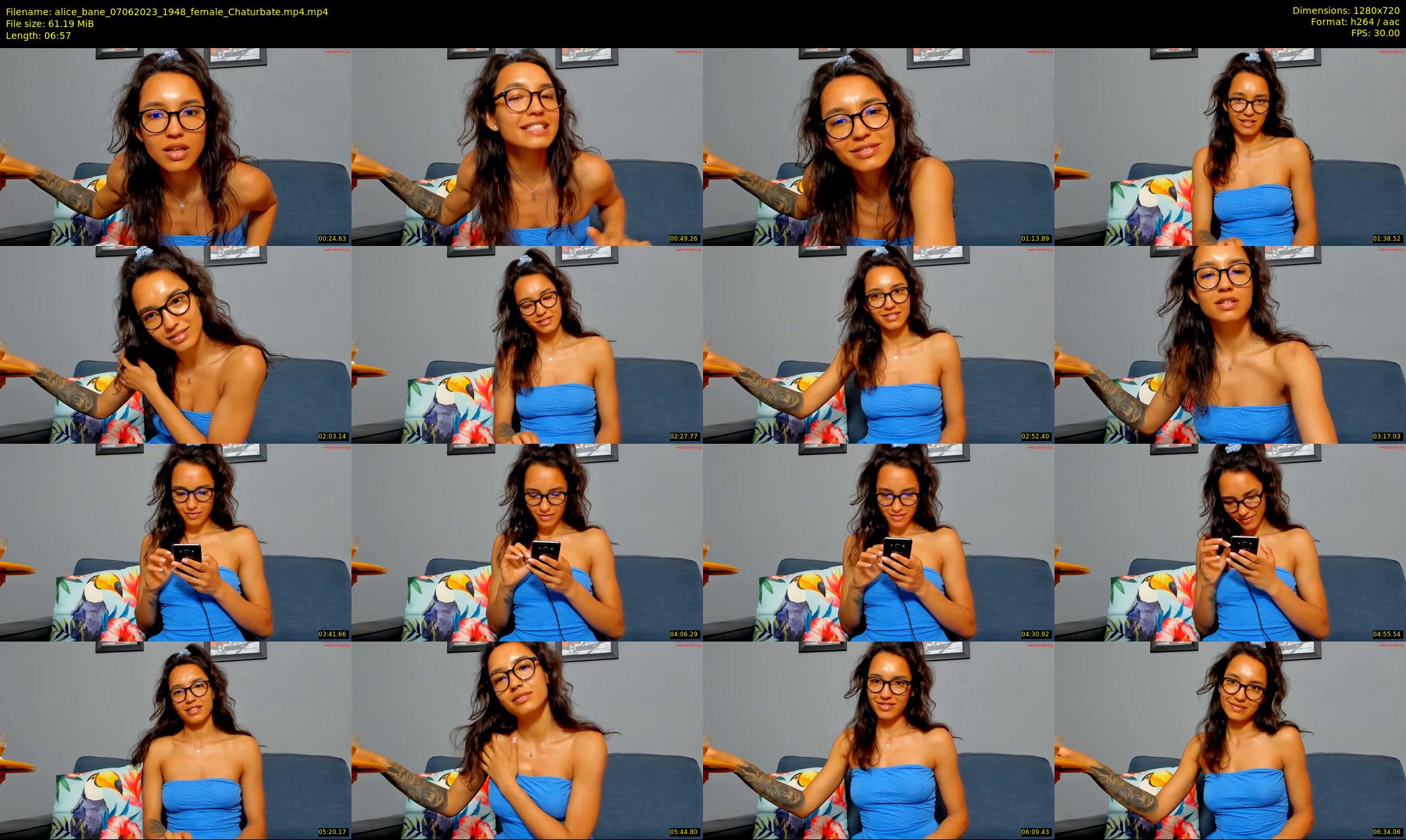 alice_bane — 7 minute Chaturbate female cam show recording, 720p, Jun 7, 2023
