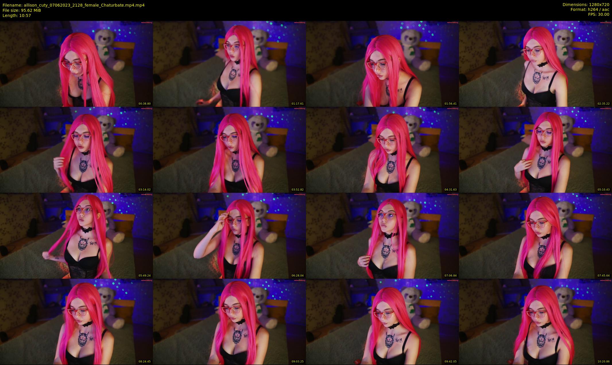 allison_cuty — 11 minute Chaturbate female cam show recording, 720p, Jun 7, 2023