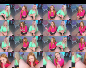 amazongirls — 9 minute Chaturbate couple cam show recording, 720p, Jun 7, 2023