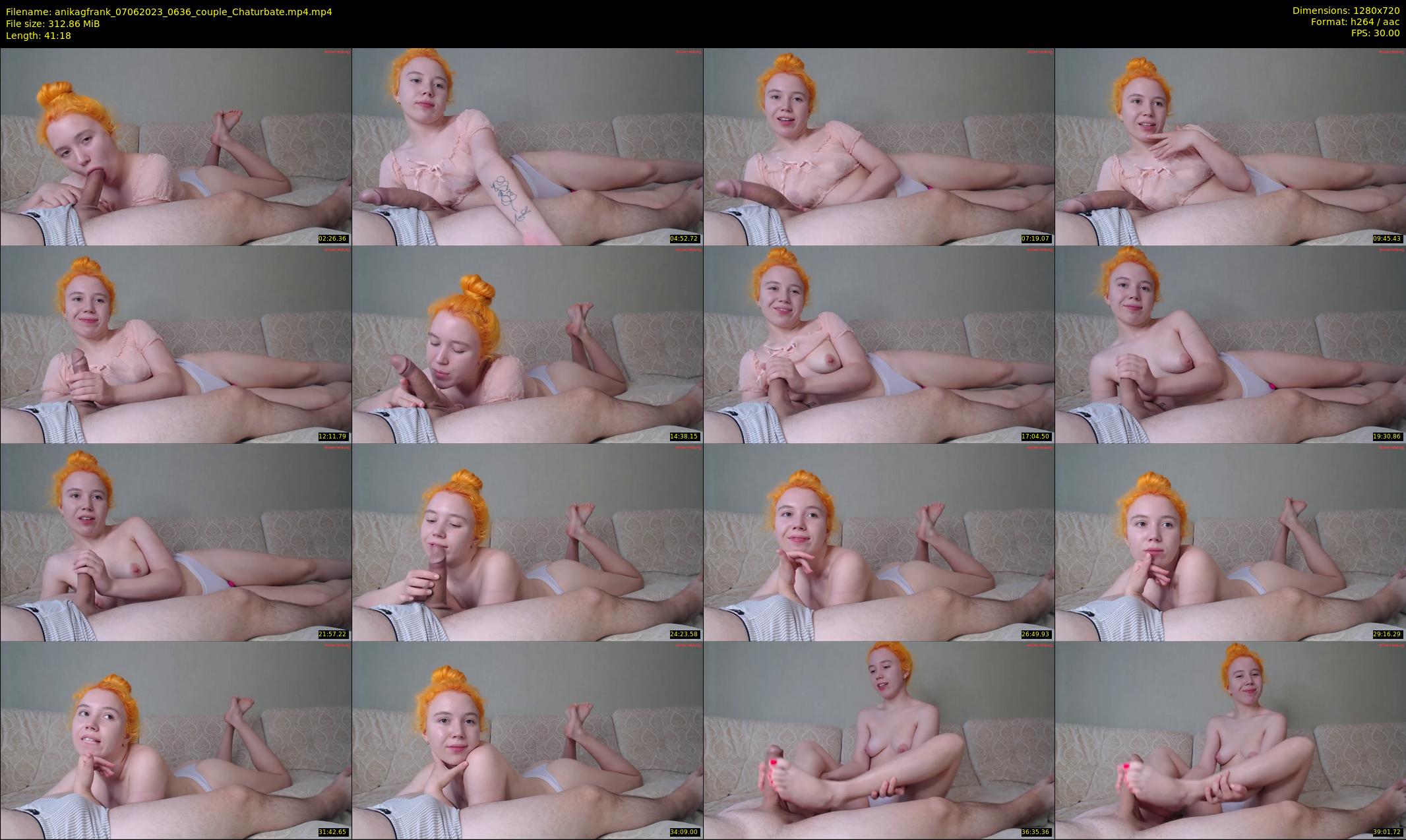 anikagfrank — 42 minute Chaturbate couple cam show recording, 720p, Jun 7, 2023