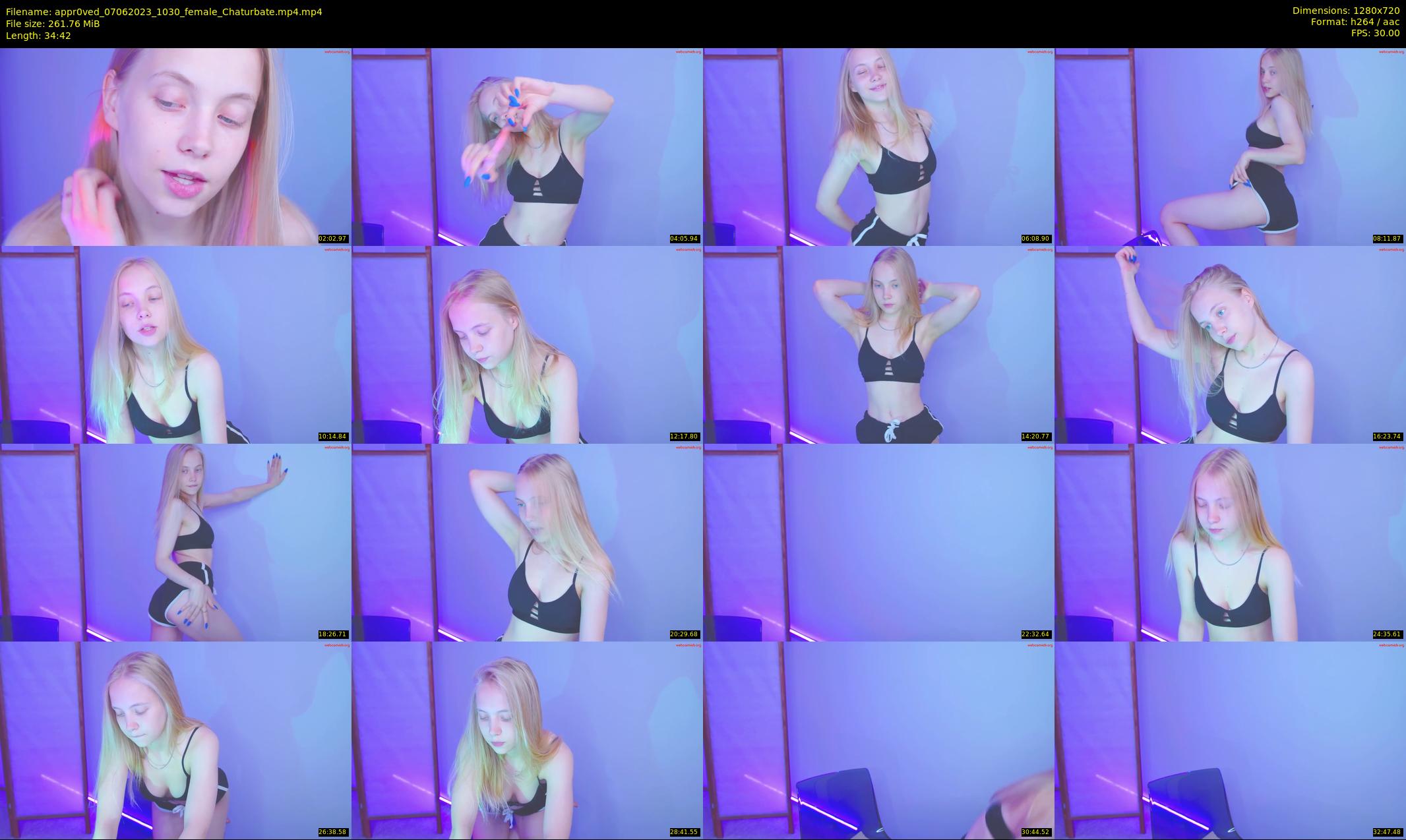appr0ved — 35 minute Chaturbate female cam show recording, 720p, Jun 7, 2023