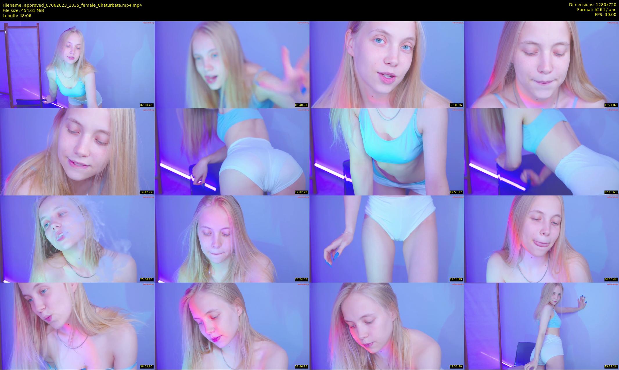 appr0ved — 49 minute Chaturbate female cam show recording, 720p, Jun 7, 2023