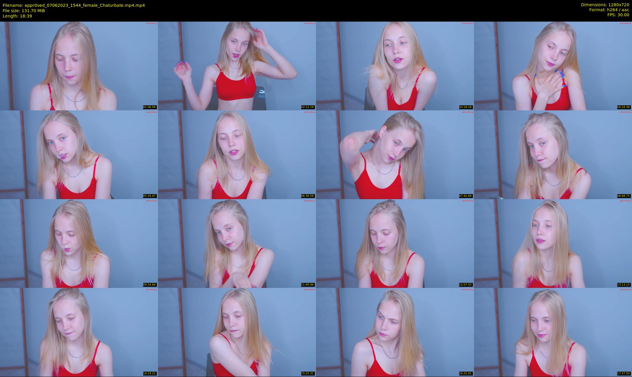 appr0ved — 19 minute Chaturbate female cam show recording, 720p, Jun 7, 2023