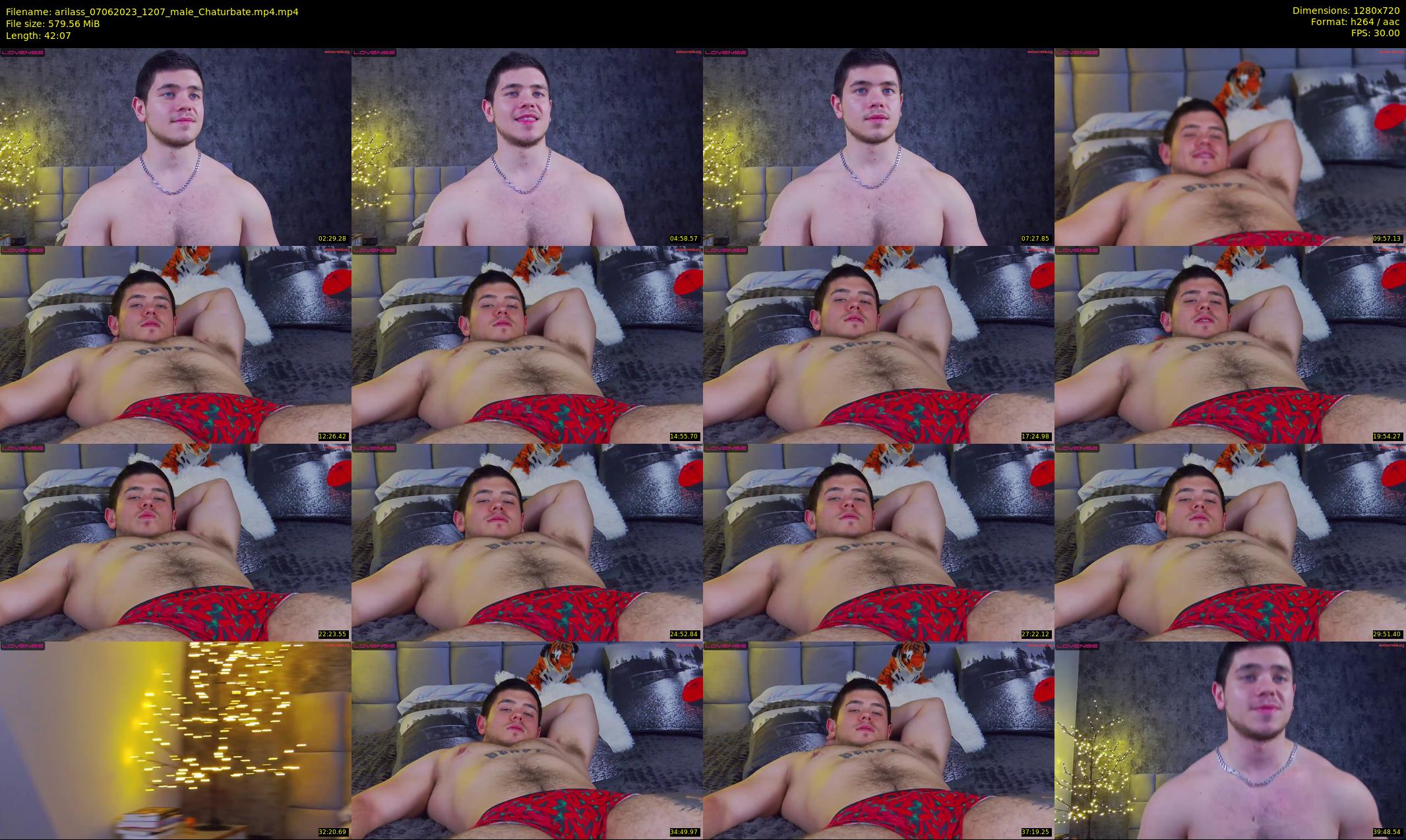 arilass — 43 minute Chaturbate male cam show recording, 720p, Jun 7, 2023