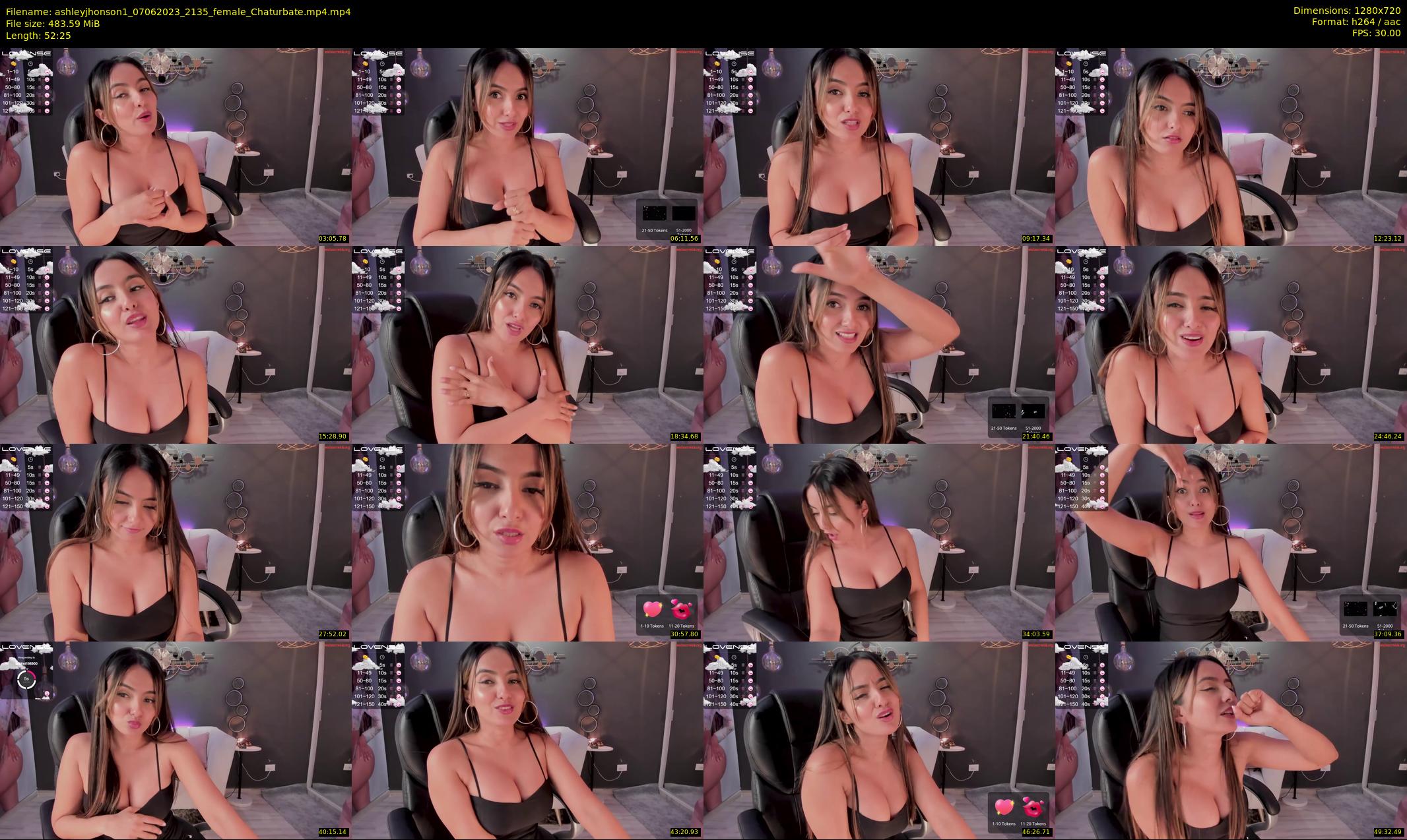ashleyjhonson1 — 53 minute Chaturbate female cam show recording, 720p, Jun 7, 2023