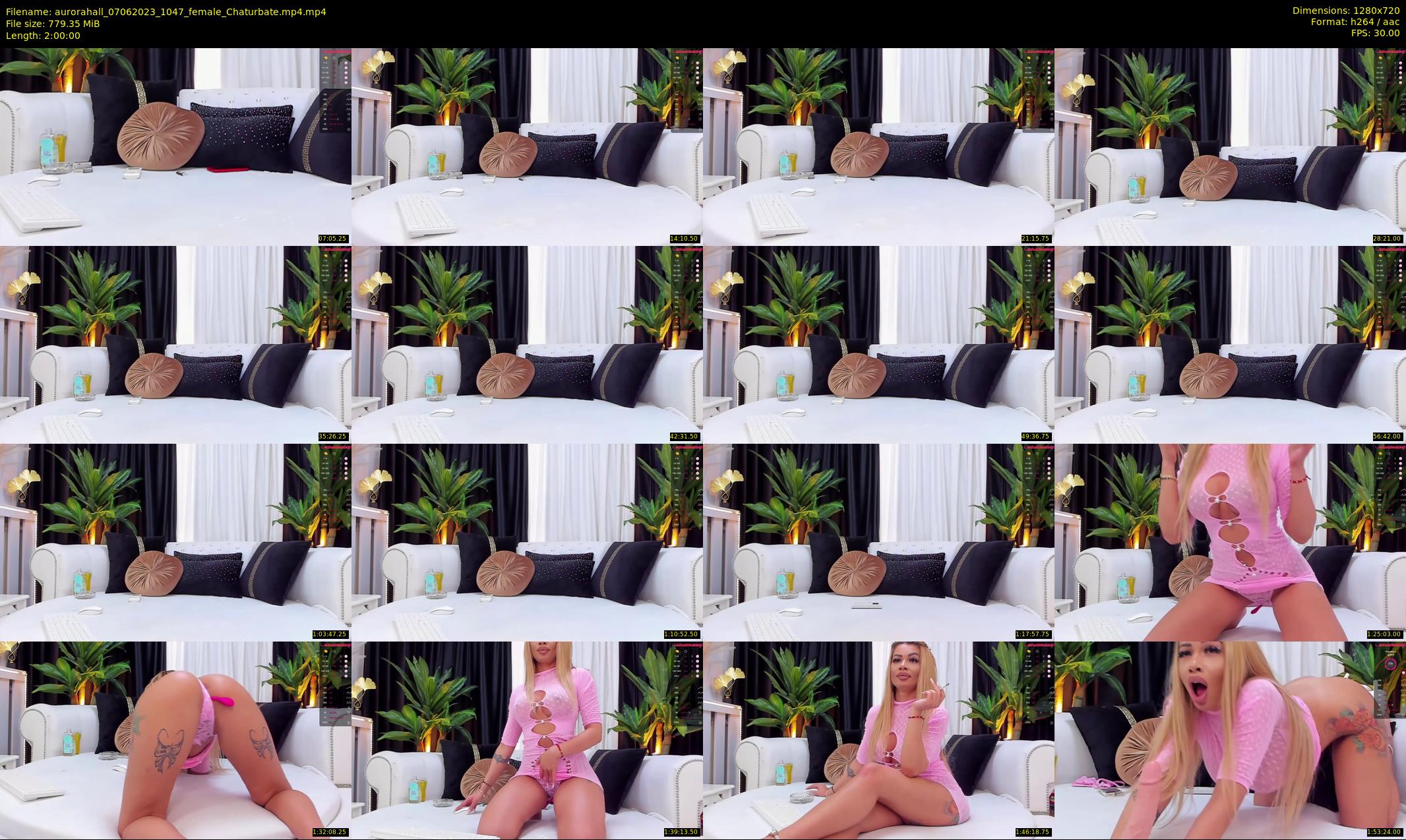 aurorahall — 120 minute Chaturbate female cam show recording, 720p, Jun 7, 2023