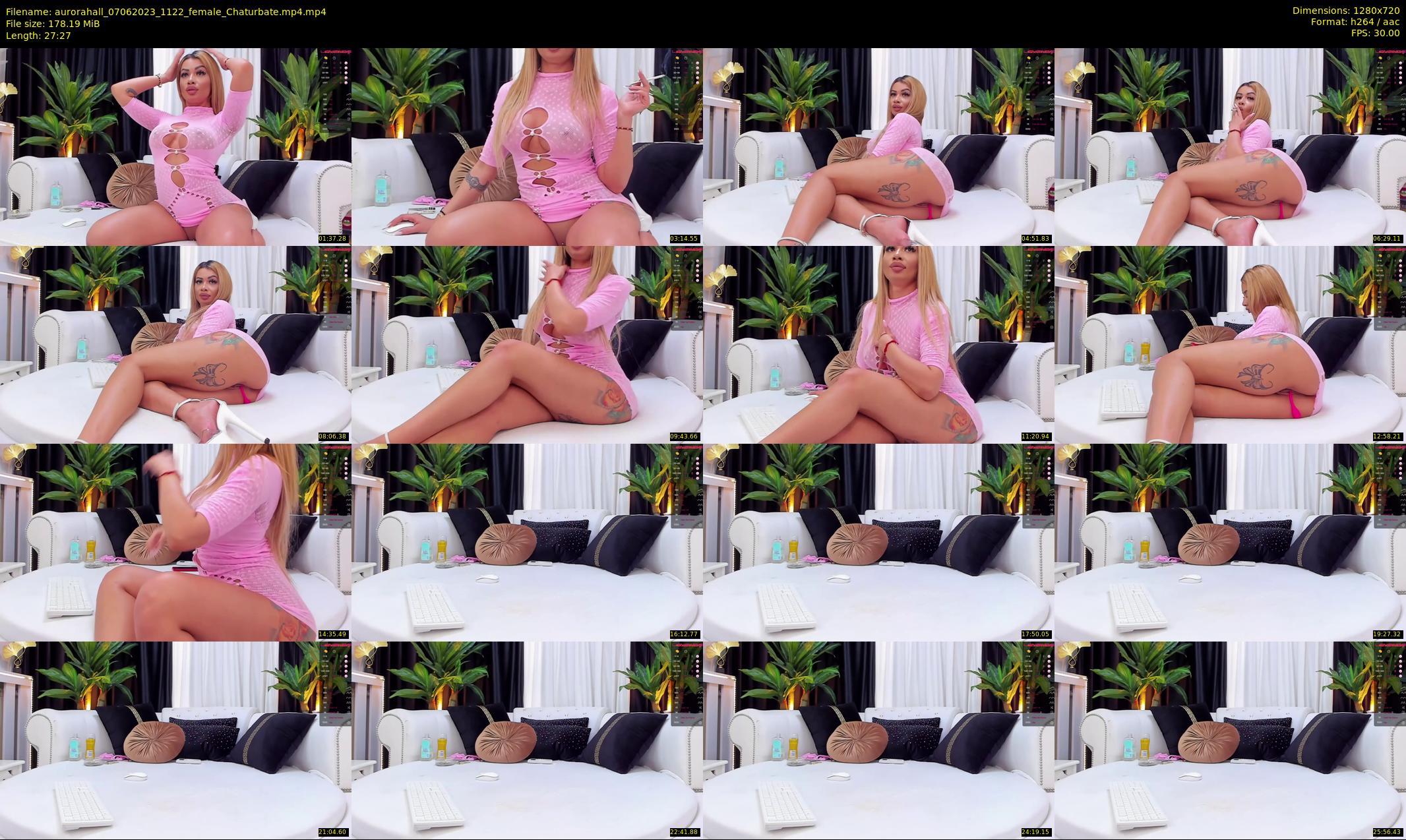 aurorahall — 28 minute Chaturbate female cam show recording, 720p, Jun 7, 2023