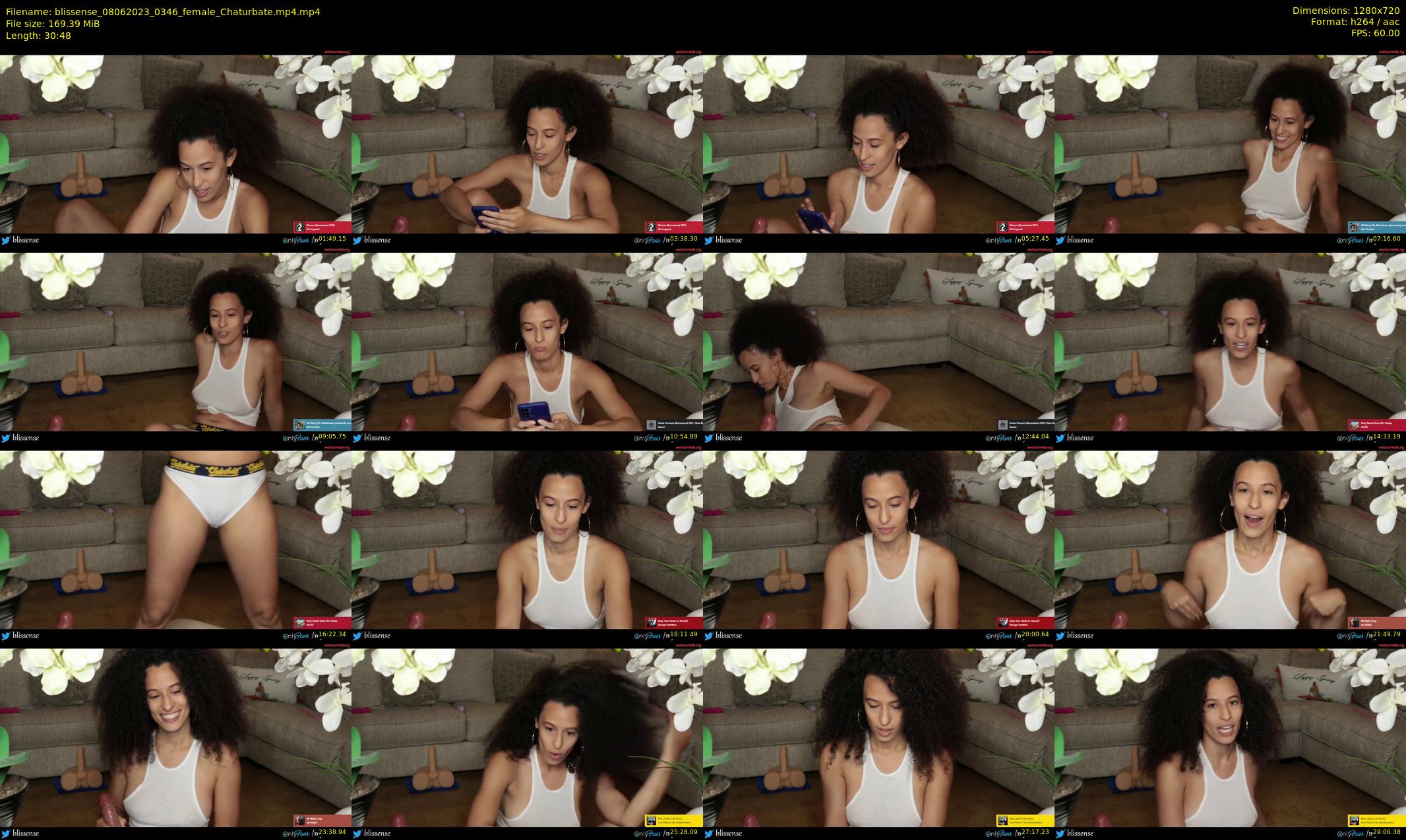 blissense — 31 minute Chaturbate female cam show recording, 720p, Jun 8, 2023