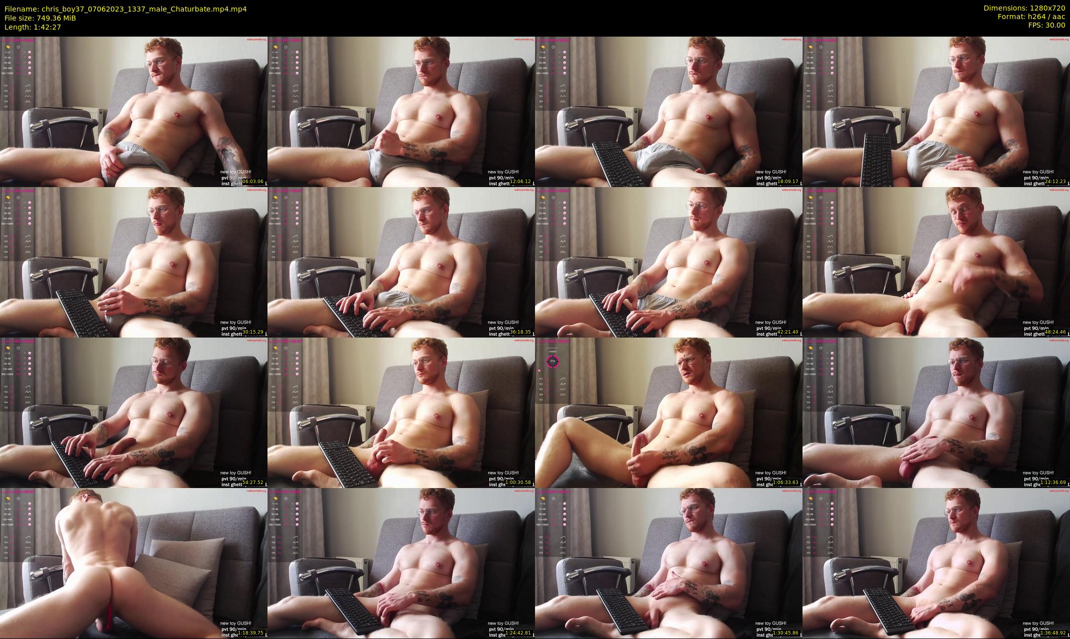chris_boy37 — 103 minute Chaturbate male cam show recording, 720p, Jun 7, 2023