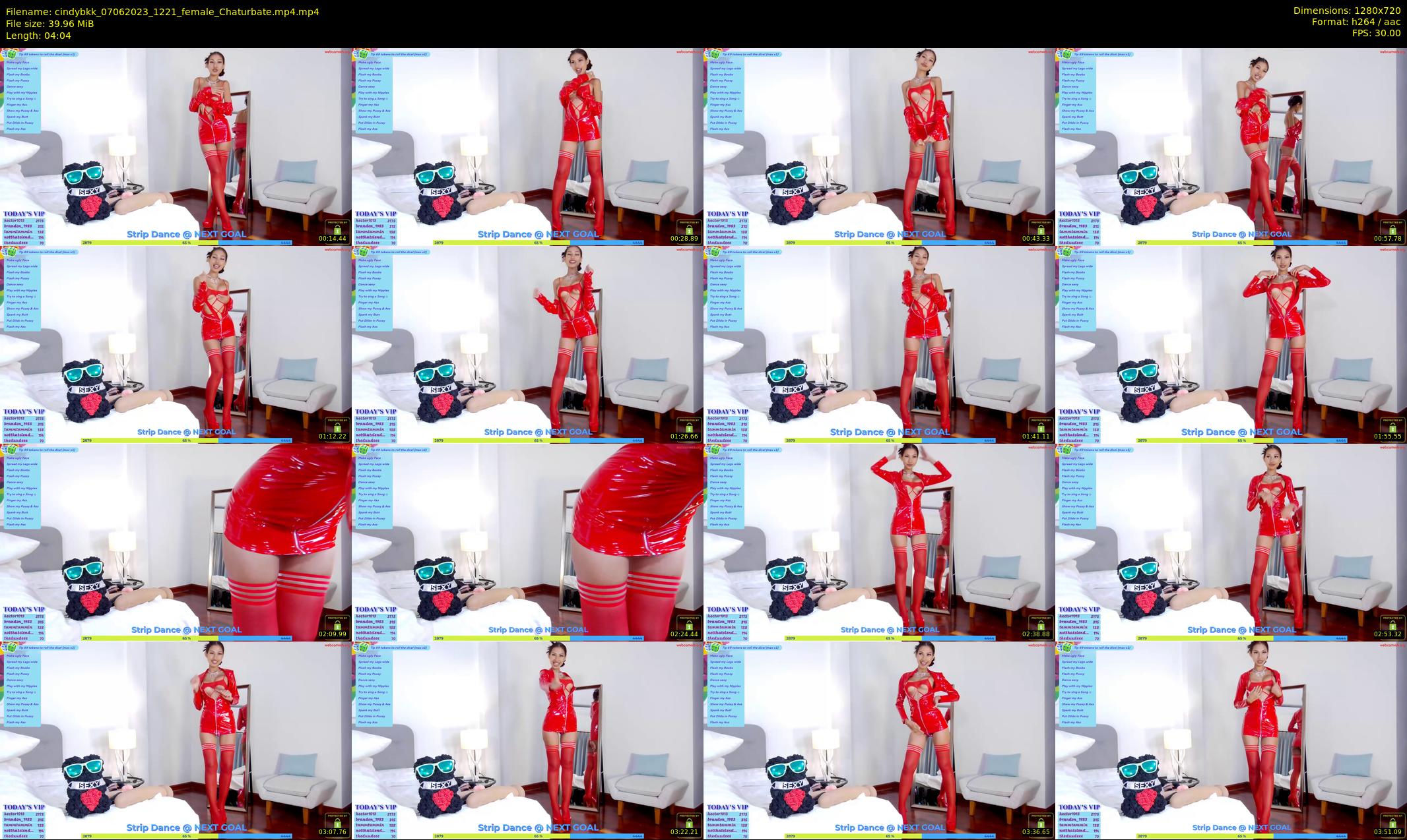 cindybkk — 5 minute Chaturbate female cam show recording, 720p, Jun 7, 2023