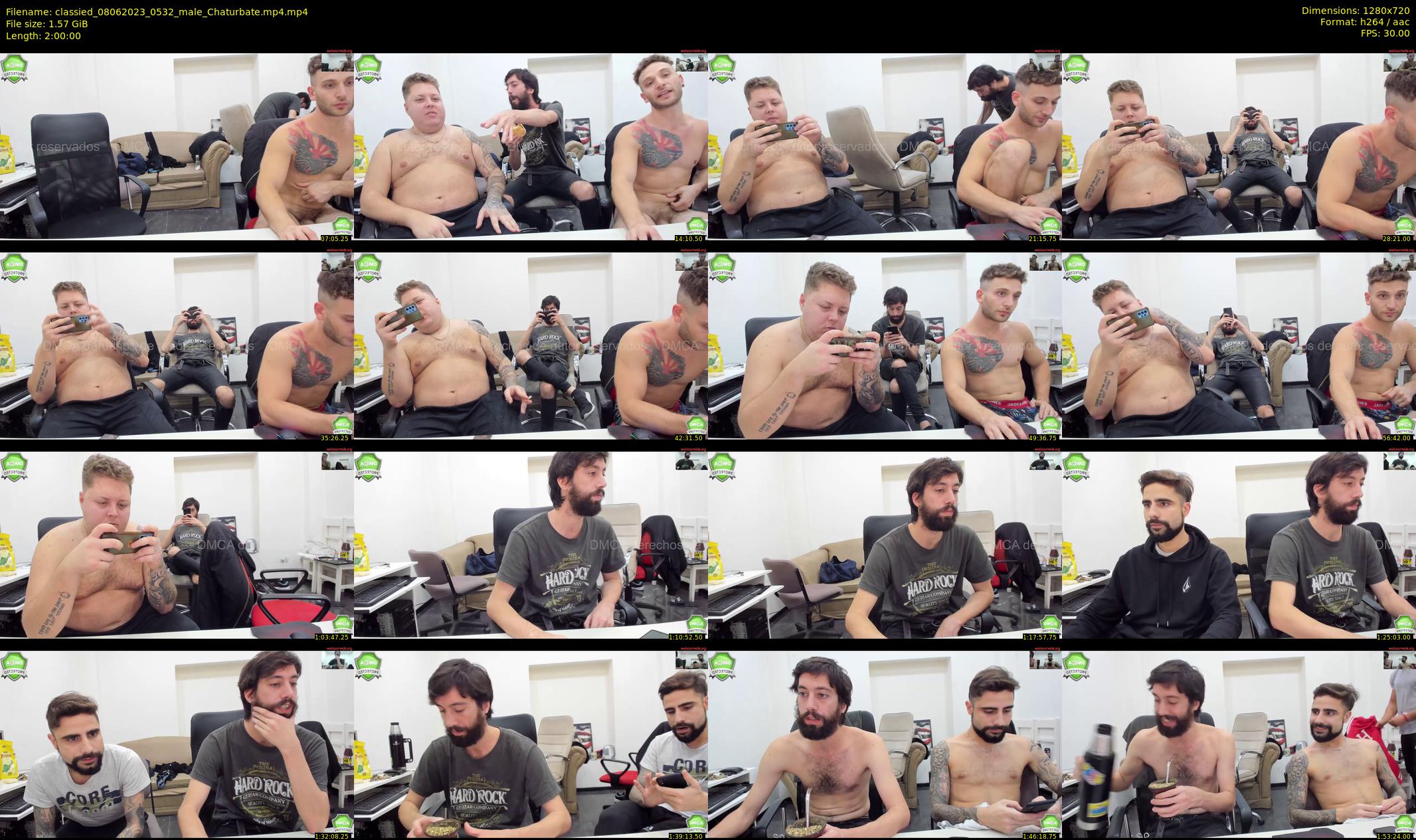 classied — 120 minute Chaturbate male cam show recording, 720p, Jun 8, 2023