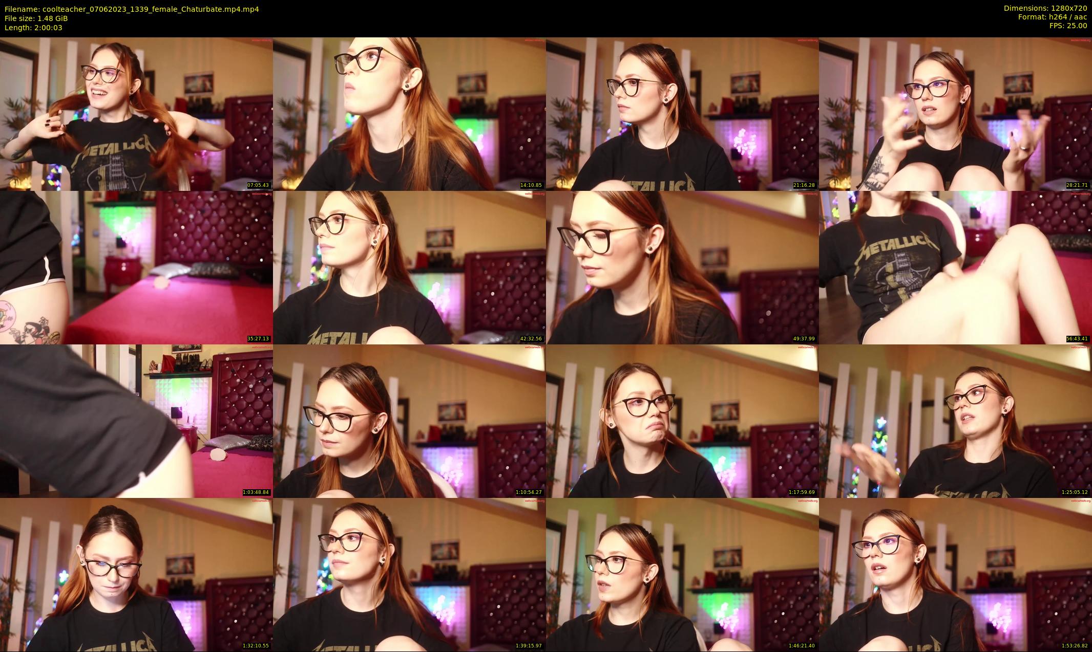 coolteacher — 121 minute Chaturbate female cam show recording, 720p, Jun 7, 2023