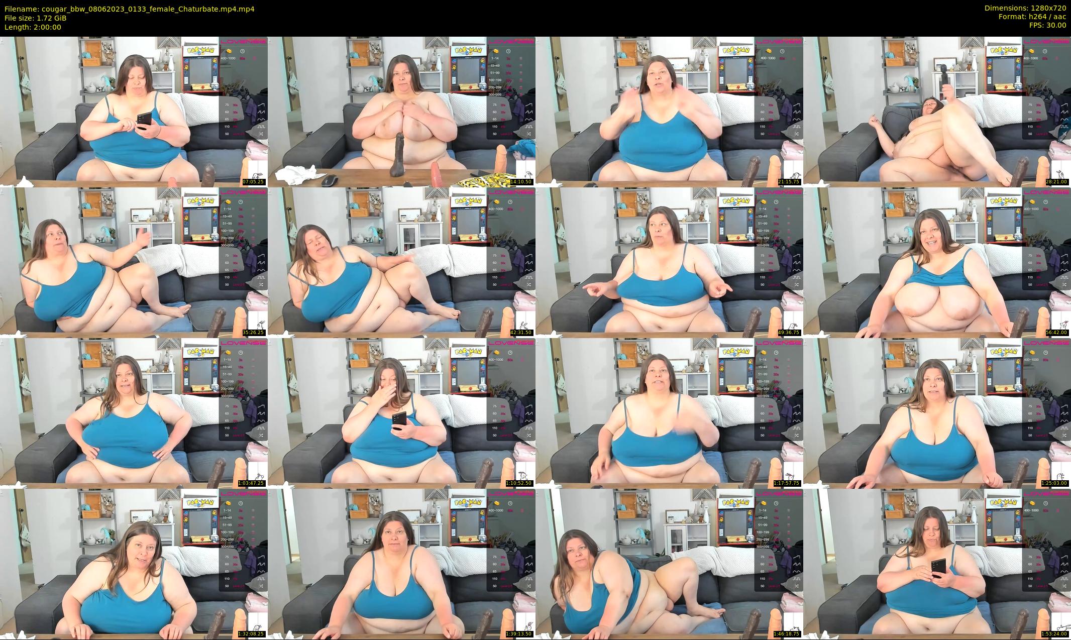 cougar_bbw — 120 minute Chaturbate female cam show recording, 720p, Jun 8, 2023