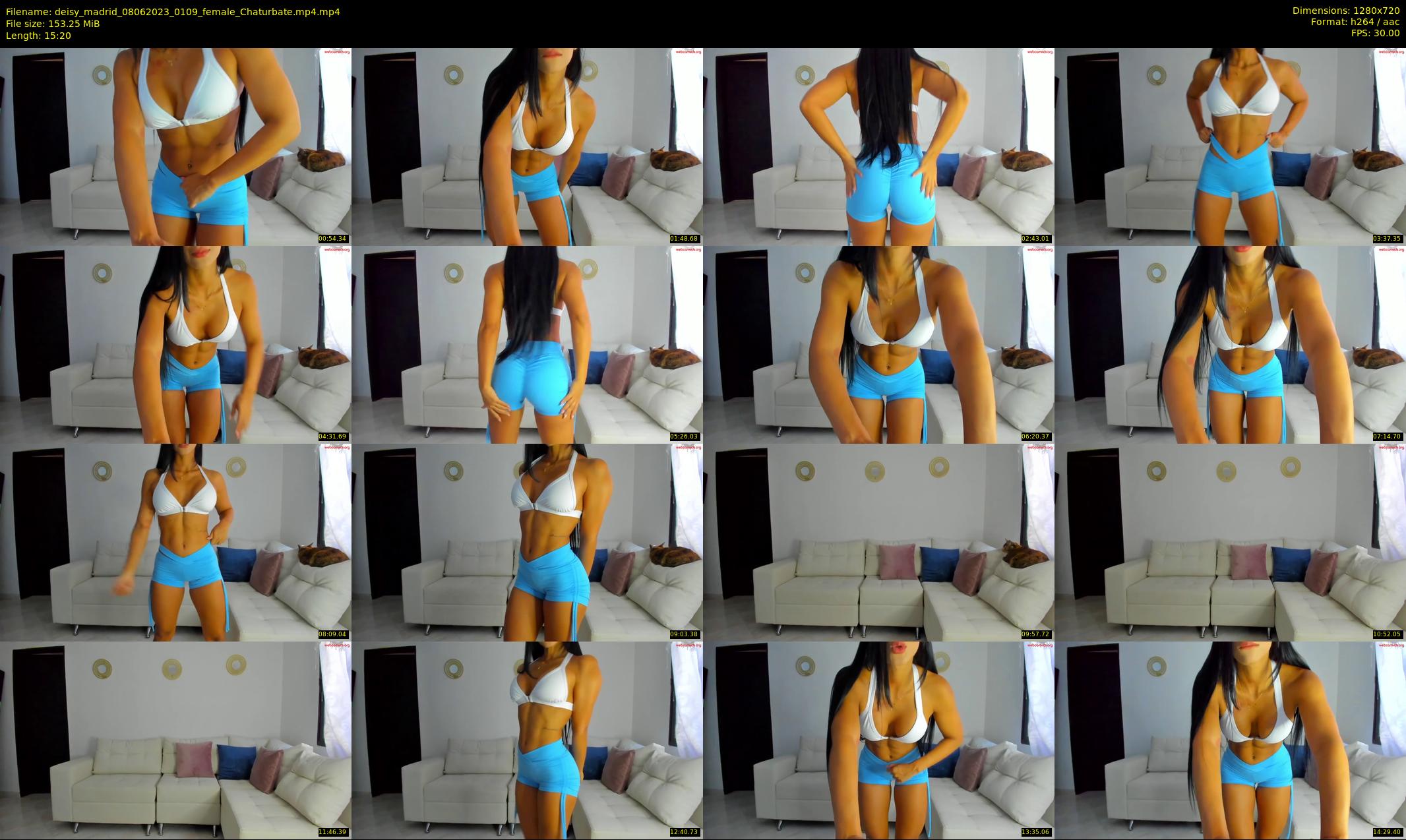 deisy_madrid — 16 minute Chaturbate female cam show recording, 720p, Jun 8, 2023