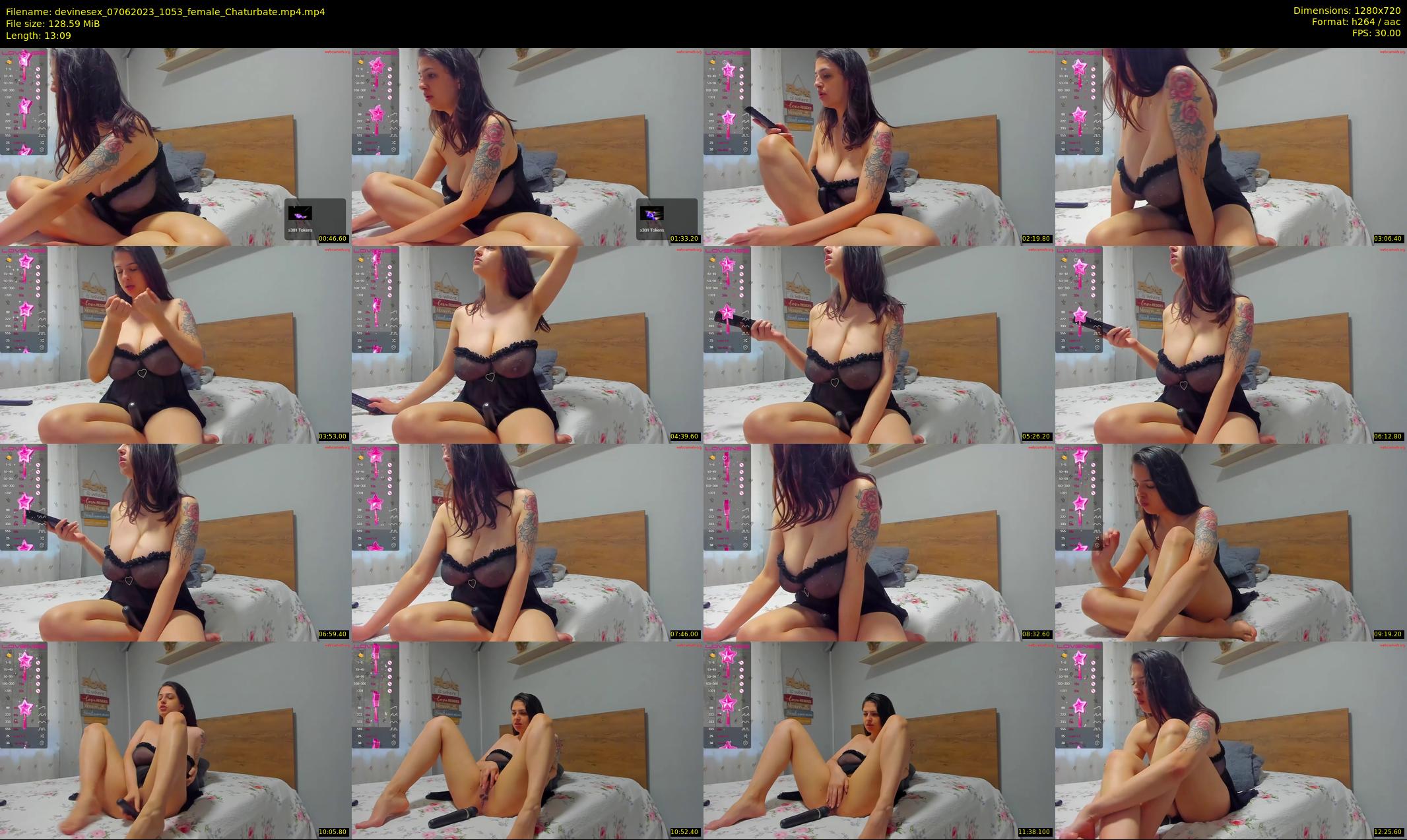 devinesex — 14 minute Chaturbate female cam show recording, 720p, Jun 7, 2023