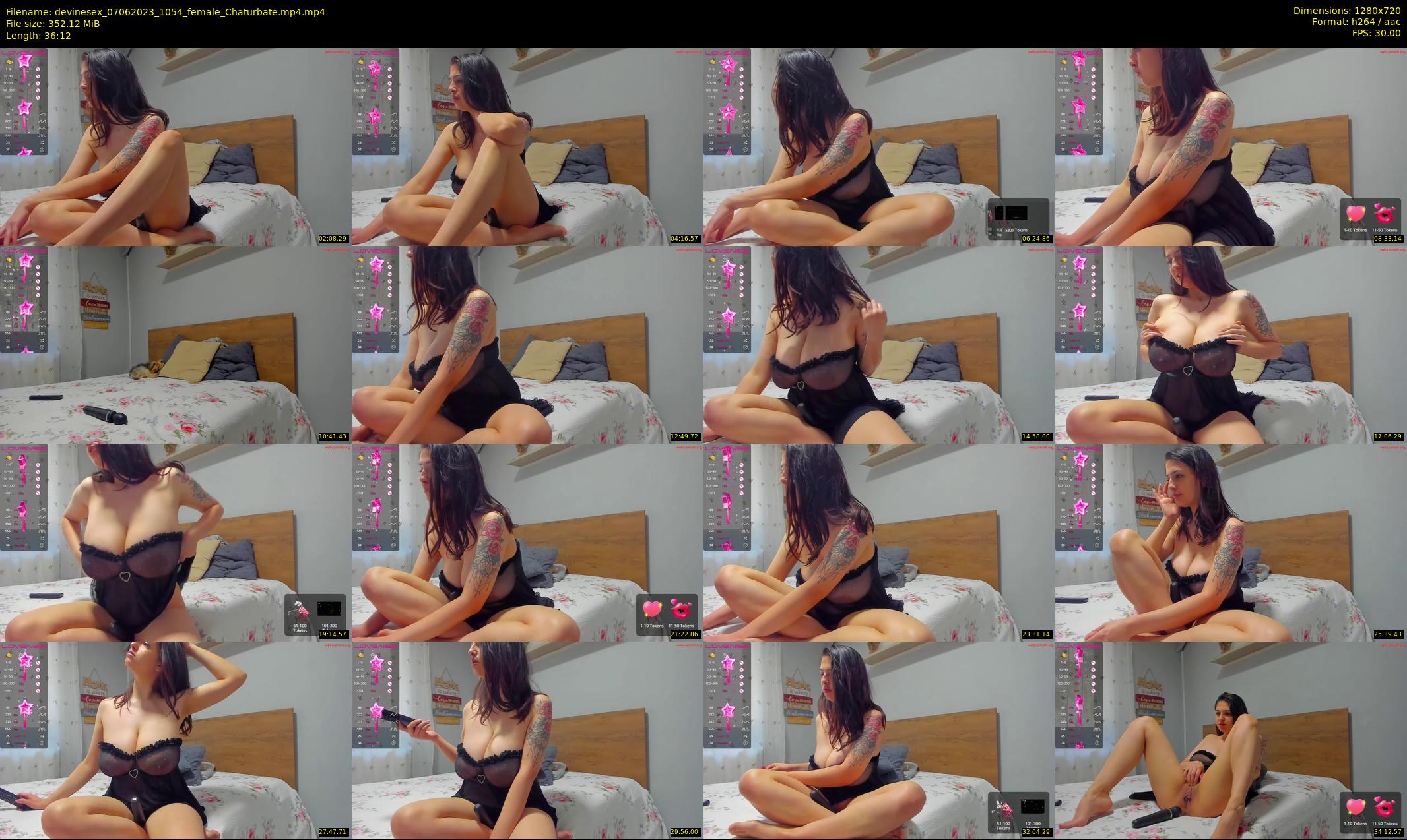 devinesex — 37 minute Chaturbate female cam show recording, 720p, Jun 7, 2023