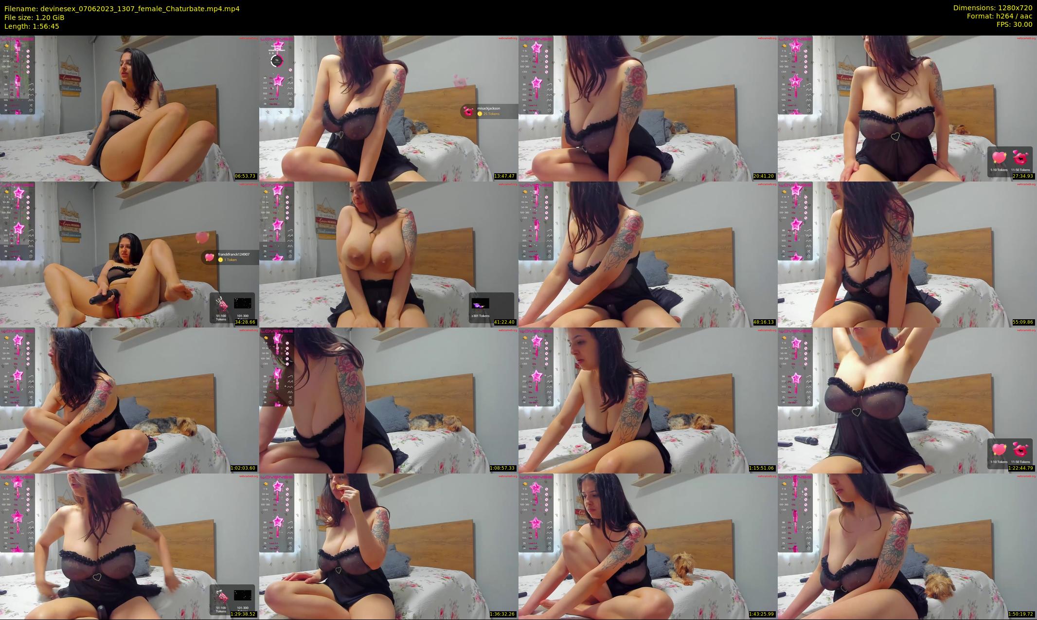 devinesex — 117 minute Chaturbate female cam show recording, 720p, Jun 7, 2023