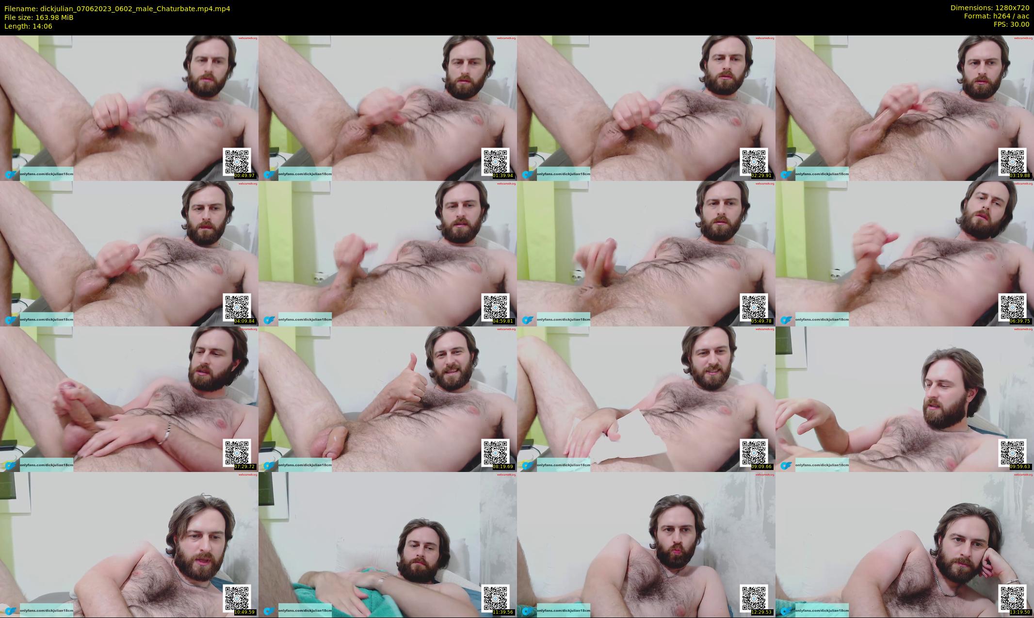 dickjulian — 15 minute Chaturbate male cam show recording, 720p, Jun 7, 2023
