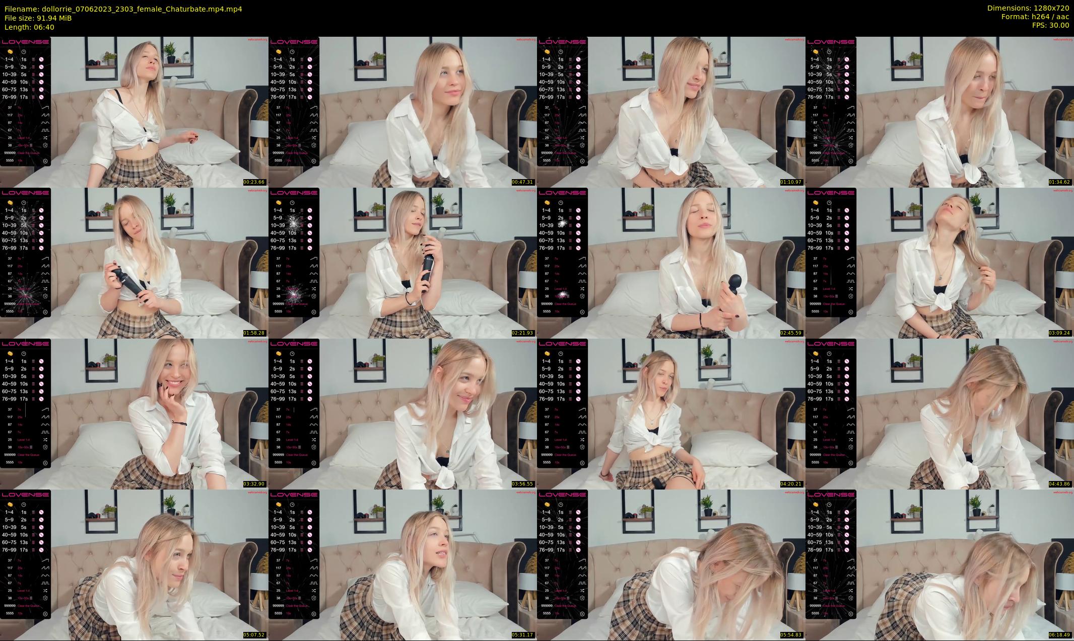 dollorrie — 7 minute Chaturbate couple cam show recording, 720p, Jun 7, 2023