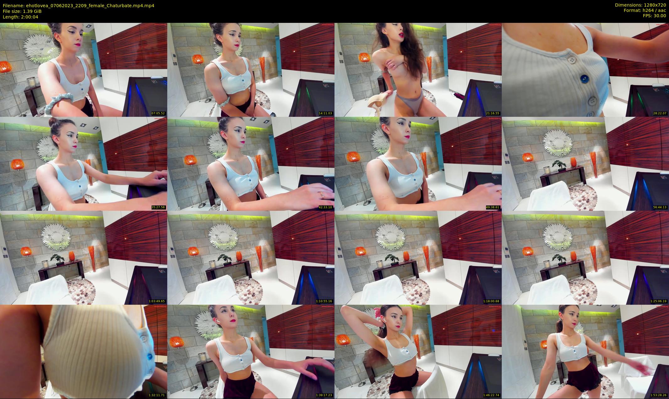 ehotlovea — 121 minute Chaturbate female cam show recording, 720p, Jun 7, 2023