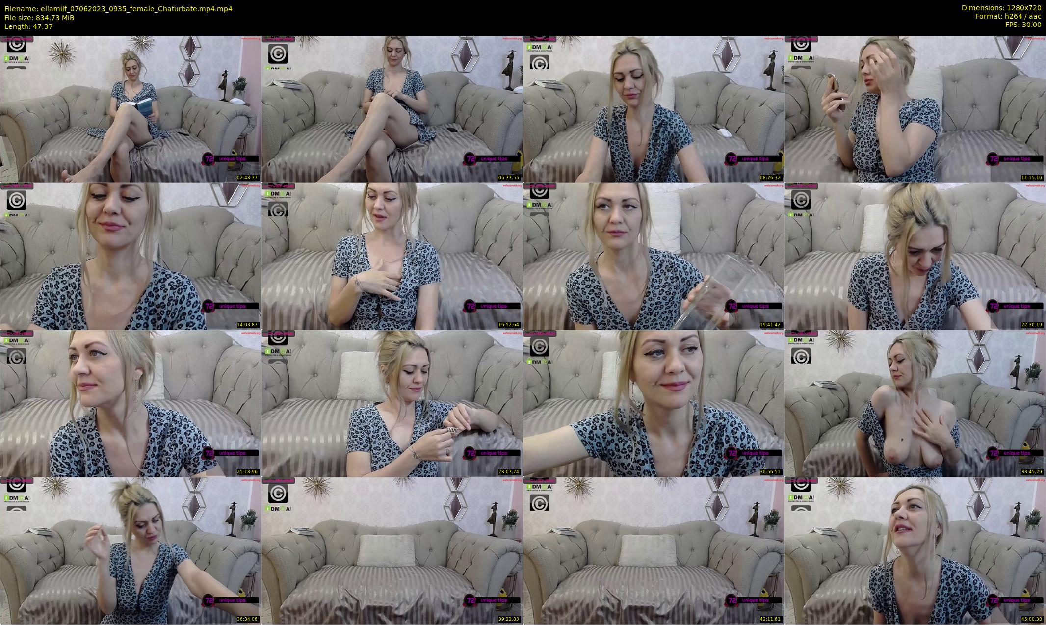 ellamilf — 48 minute Chaturbate female cam show recording, 720p, Jun 7, 2023