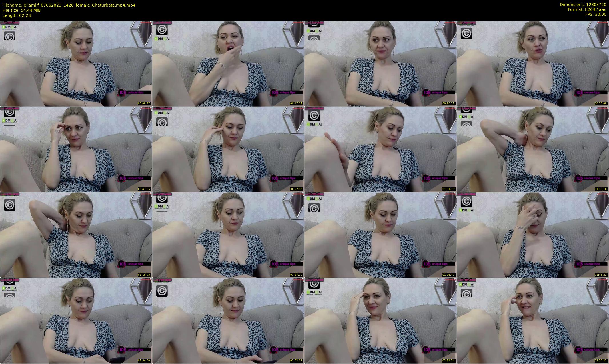 ellamilf — 3 minute Chaturbate female cam show recording, 720p, Jun 7, 2023