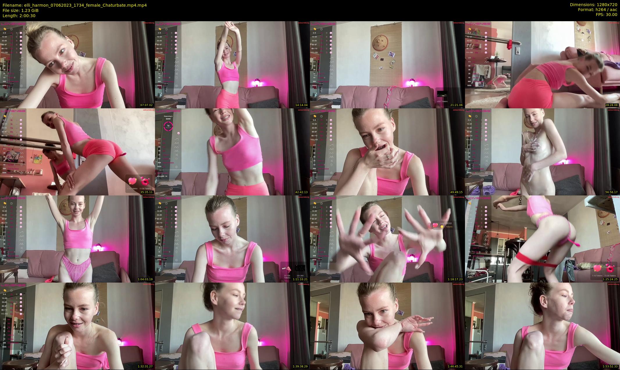 elli_harmon — 121 minute Chaturbate female cam show recording, 720p, Jun 7, 2023