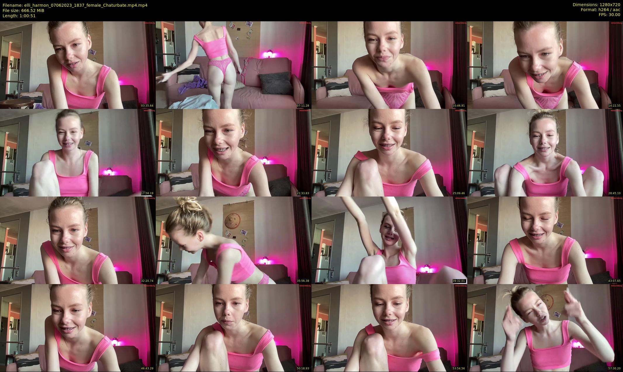 elli_harmon — 61 minute Chaturbate female cam show recording, 720p, Jun 7, 2023
