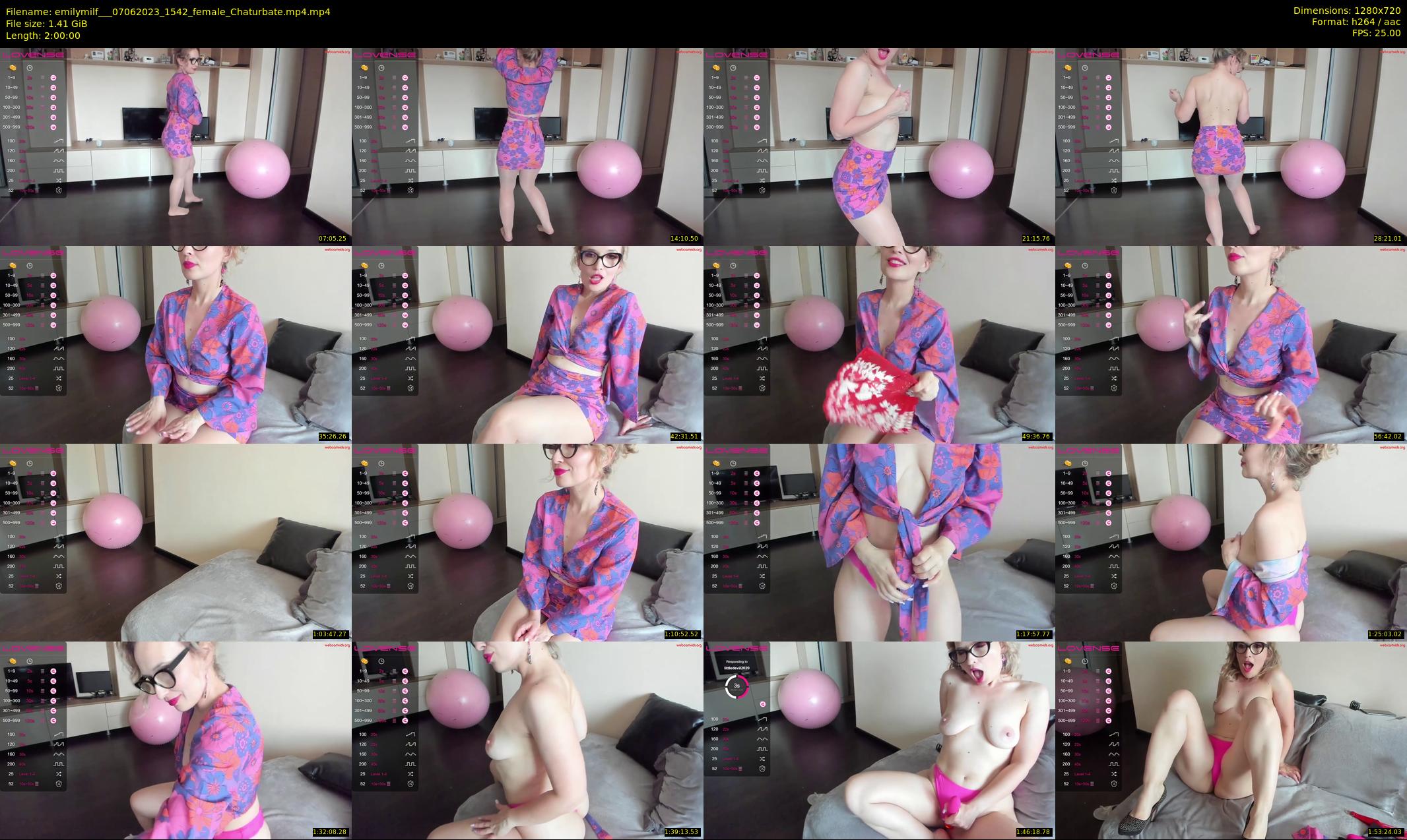 emilymilf__ — 120 minute Chaturbate female cam show recording, 720p, Jun 7, 2023