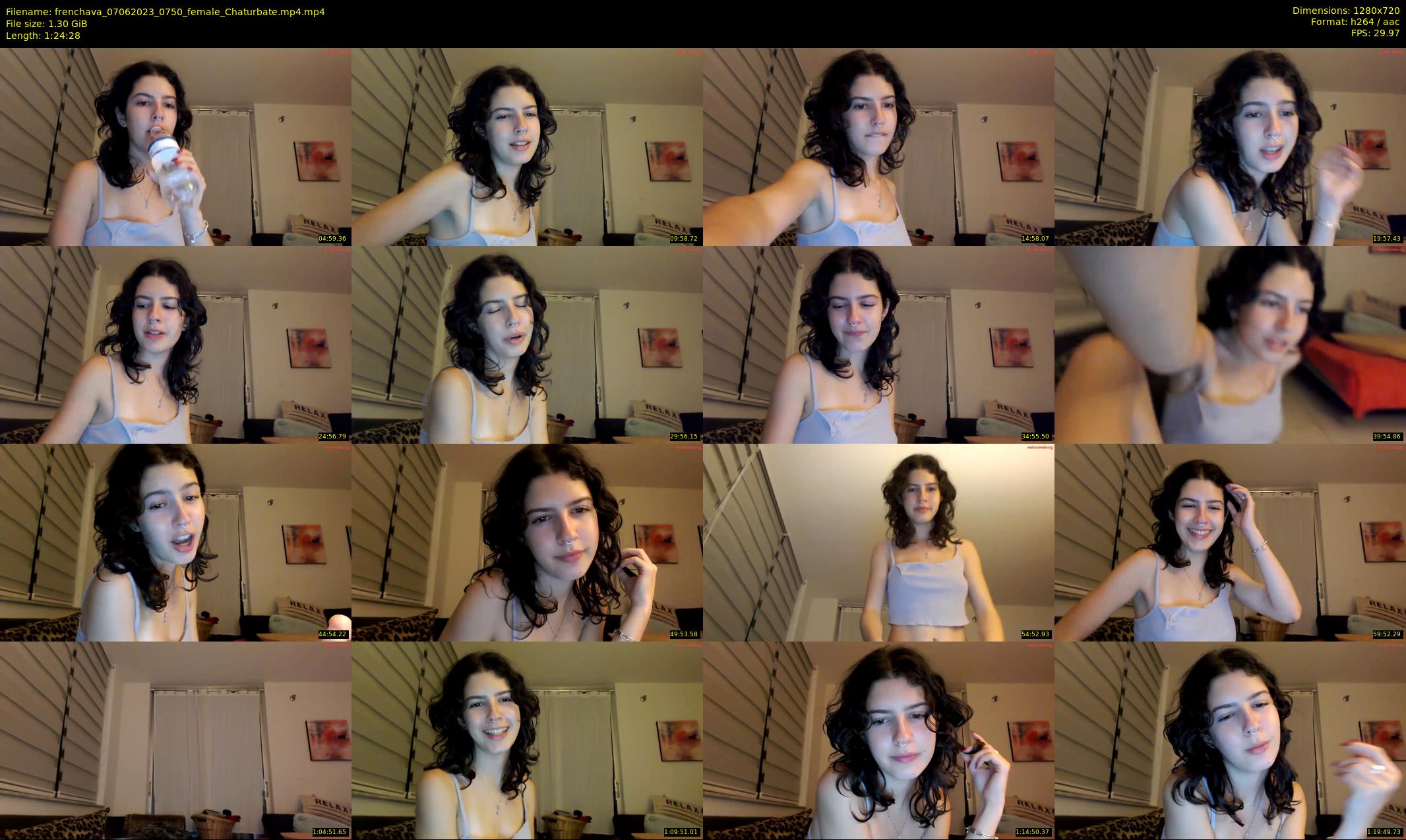 frenchava — 85 minute Chaturbate female cam show recording, 720p, Jun 7, 2023