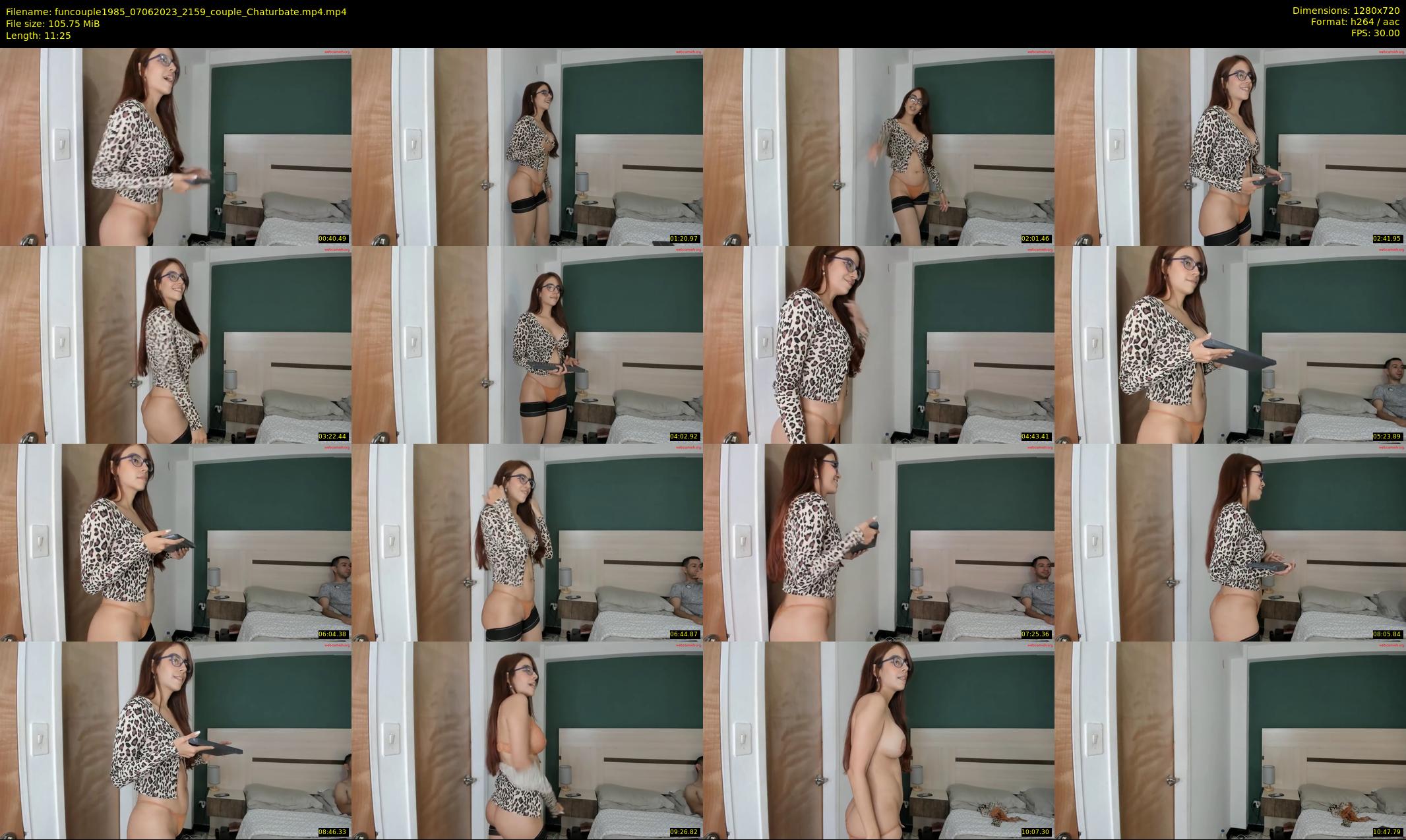 funcouple1985 — 12 minute Chaturbate couple cam show recording, 720p, Jun 7, 2023
