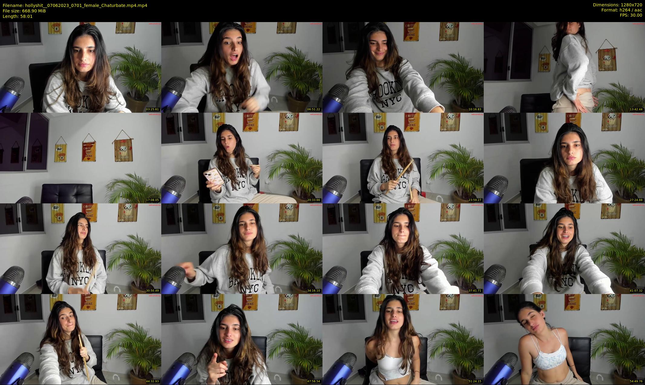 hollyshit_ — 59 minute Chaturbate female cam show recording, 720p, Jun 7, 2023