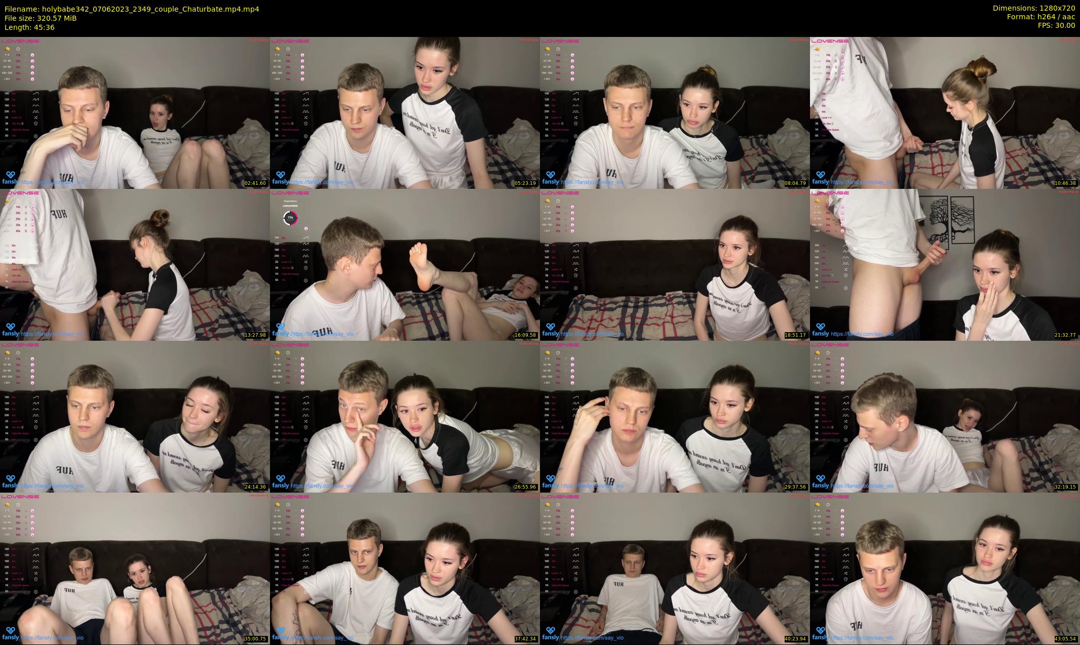holybabe342 — 46 minute Chaturbate couple cam show recording, 720p, Jun 7, 2023