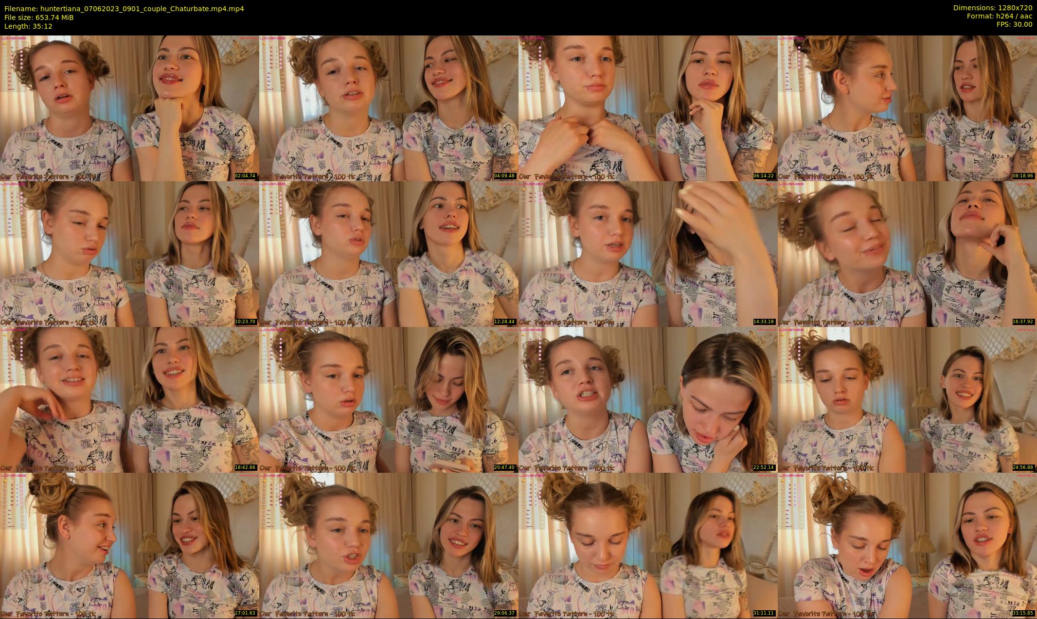 huntertiana — 36 minute Chaturbate female cam show recording, 720p, Jun 7, 2023