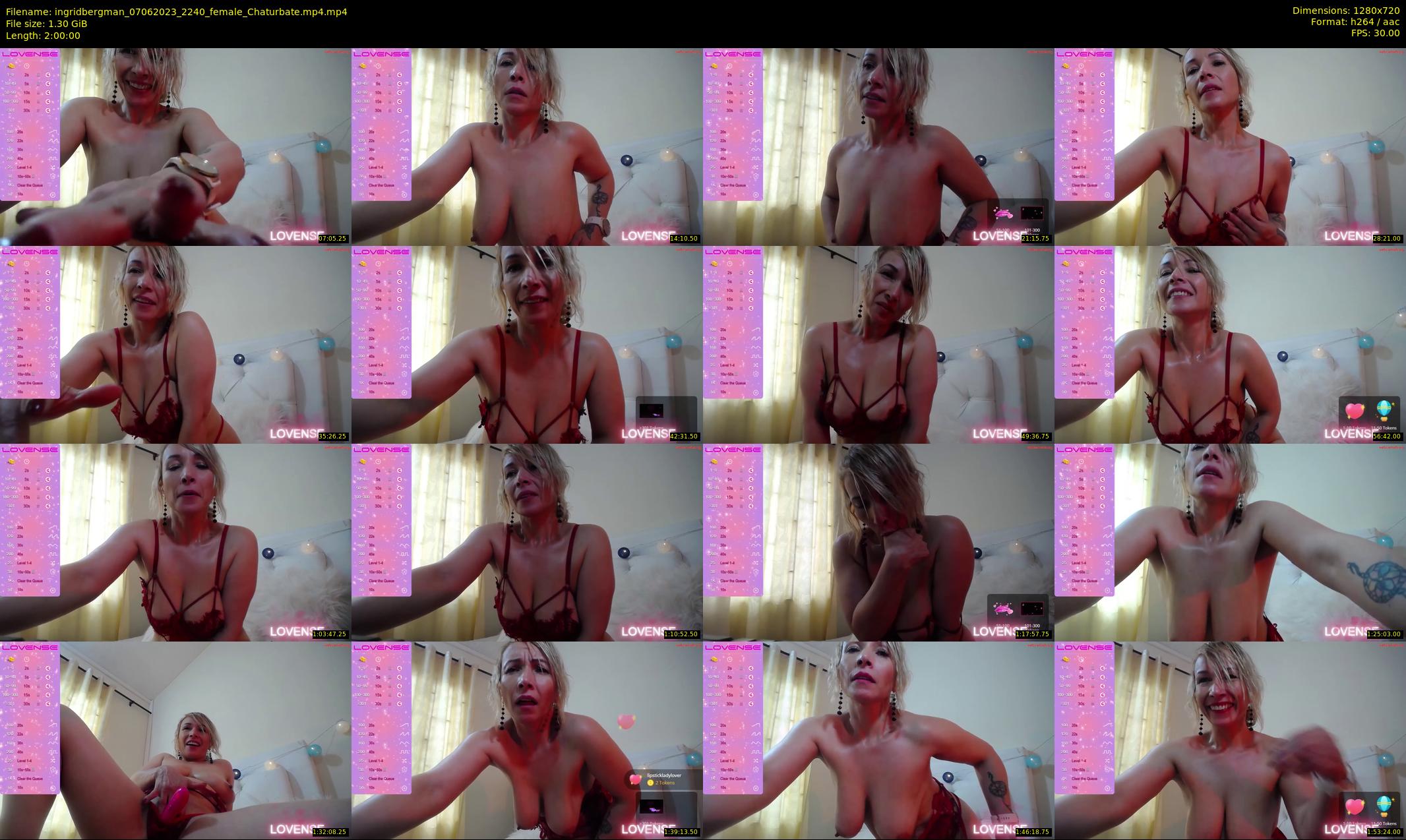 ingridbergman — 120 minute Chaturbate female cam show recording, 720p, Jun 7, 2023