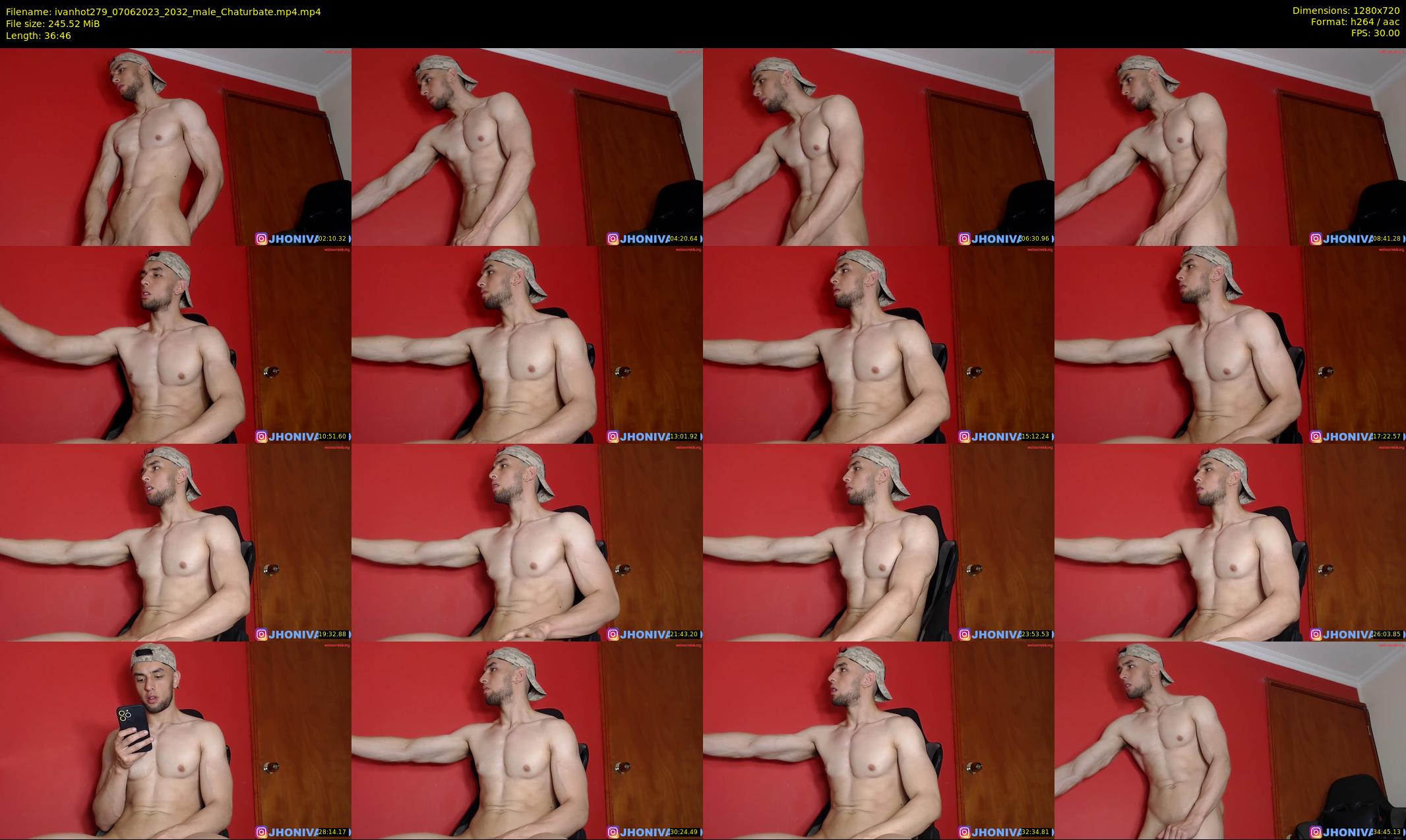 ivanhot279 — 37 minute Chaturbate male cam show recording, 720p, Jun 7, 2023