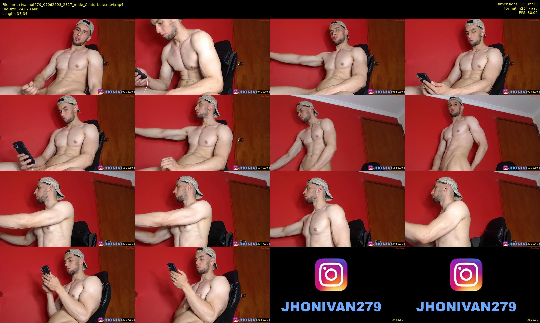 ivanhot279 — 39 minute Chaturbate male cam show recording, 720p, Jun 7, 2023
