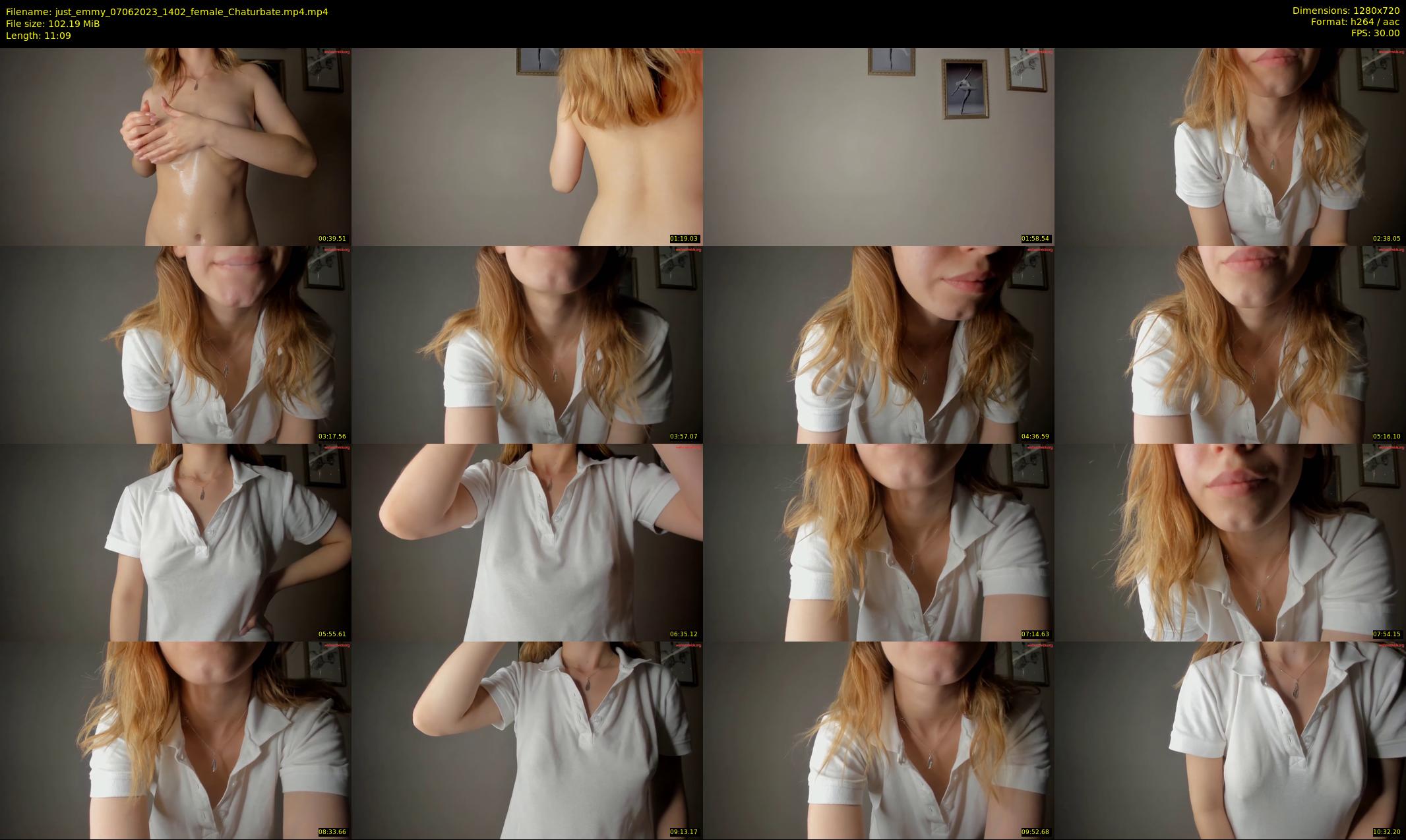 just_emmy — 12 minute Chaturbate female cam show recording, 720p, Jun 7, 2023