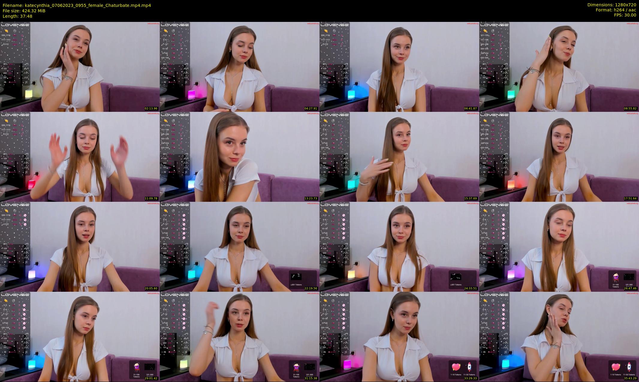 katecynthia — 38 minute Chaturbate female cam show recording, 720p, Jun 7, 2023
