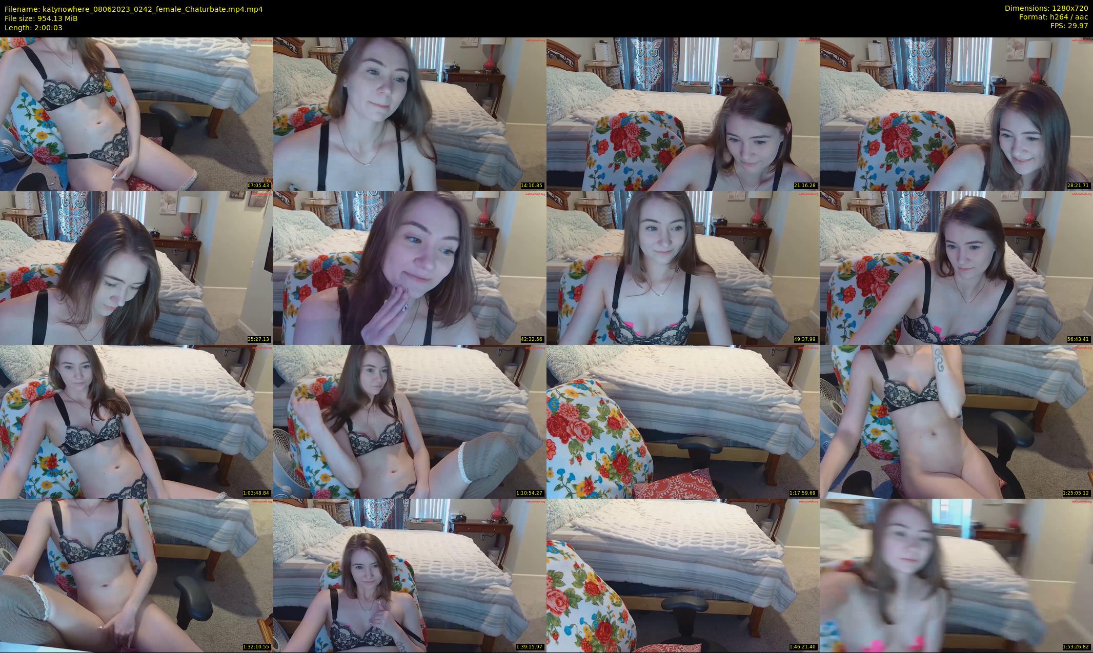 katynowhere — 121 minute Chaturbate female cam show recording, 720p, Jun 8, 2023