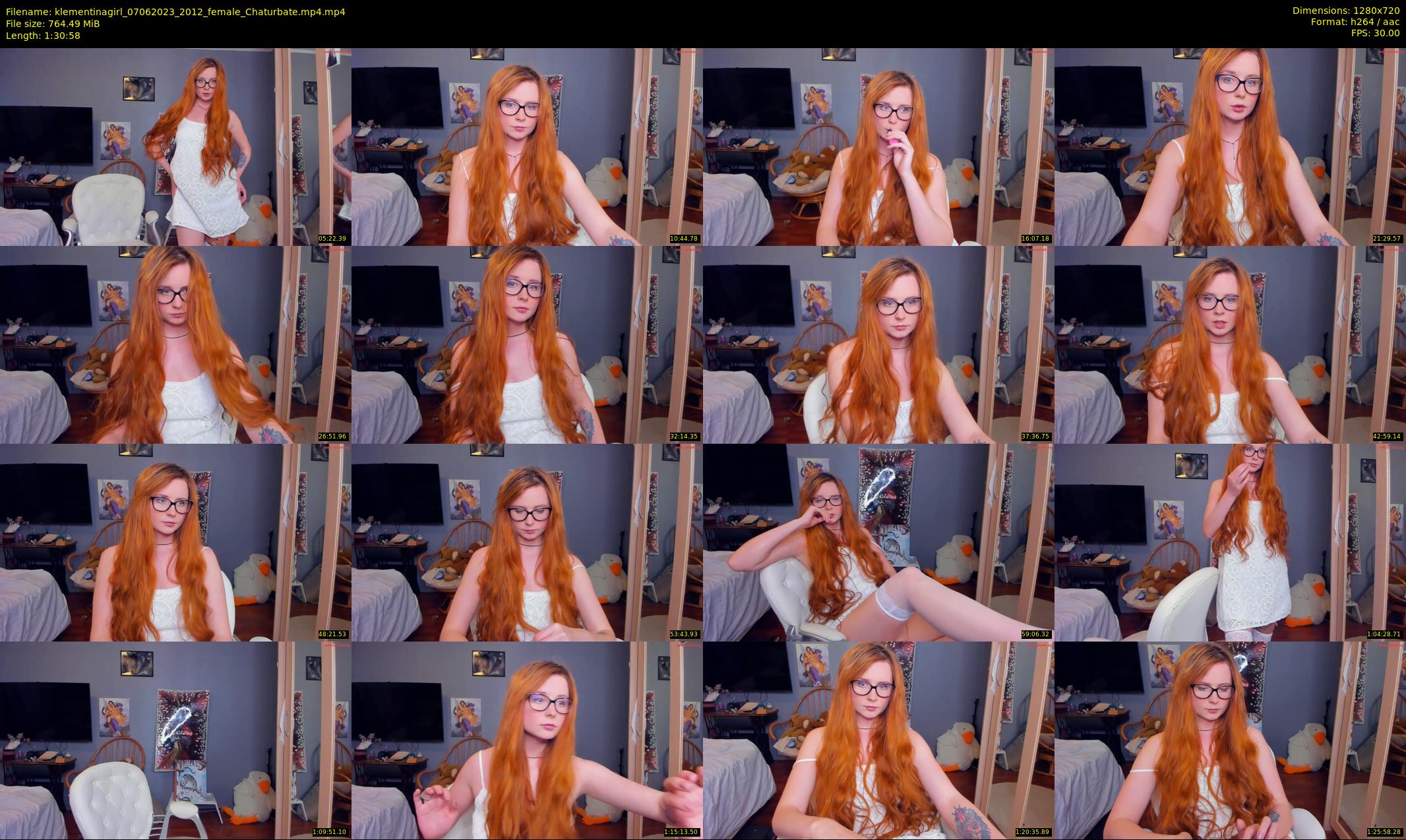 klementinagirl — 91 minute Chaturbate female cam show recording, 720p, Jun 7, 2023