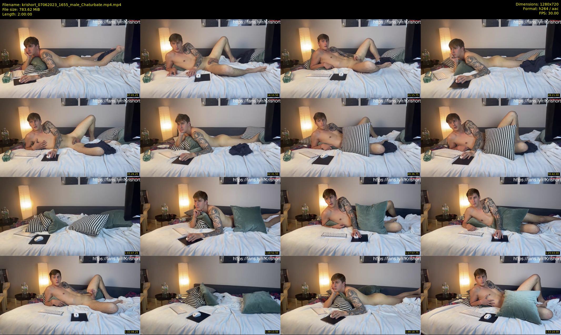 krishort — 120 minute Chaturbate male cam show recording, 720p, Jun 7, 2023