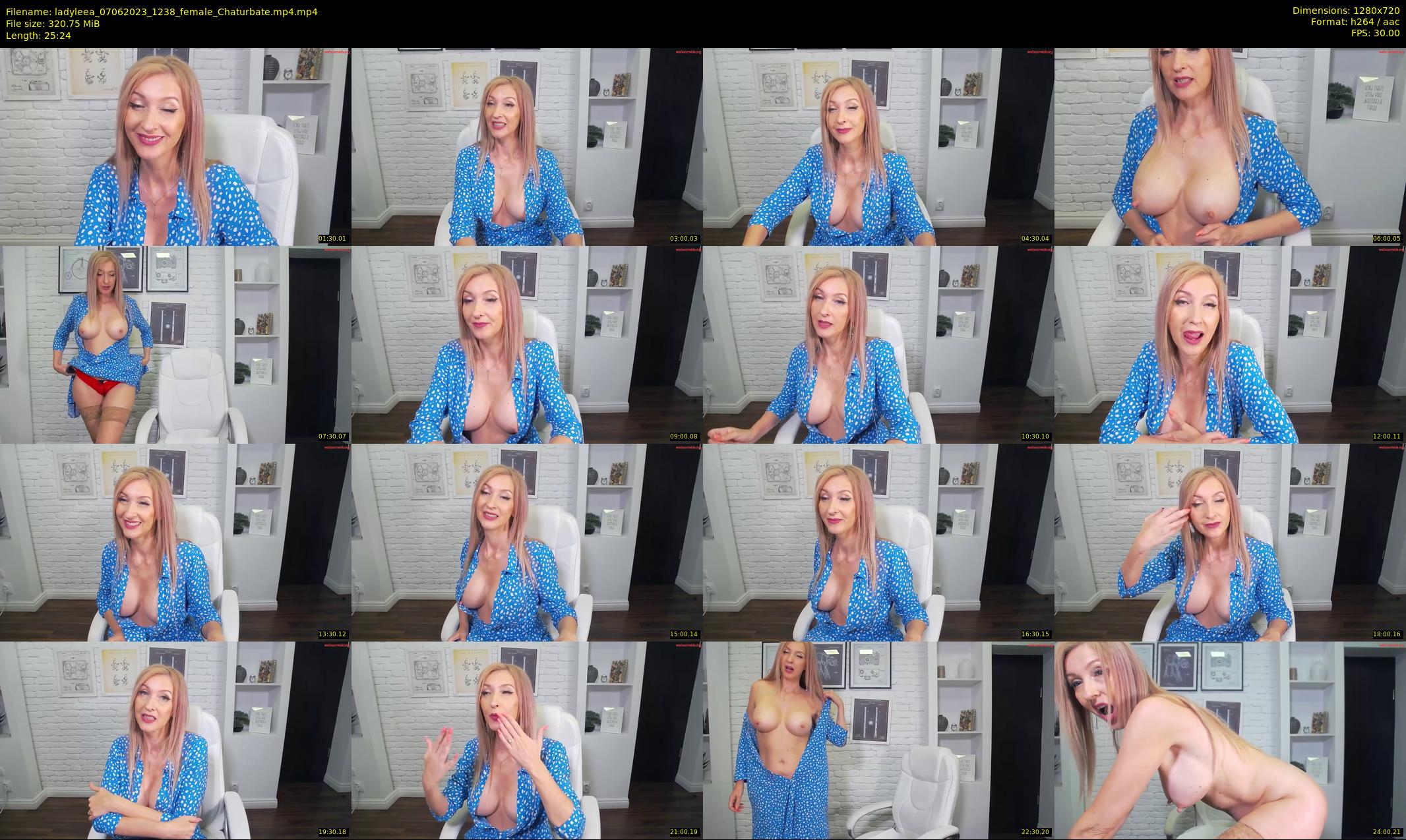 ladyleea — 26 minute Chaturbate female cam show recording, 720p, Jun 7, 2023