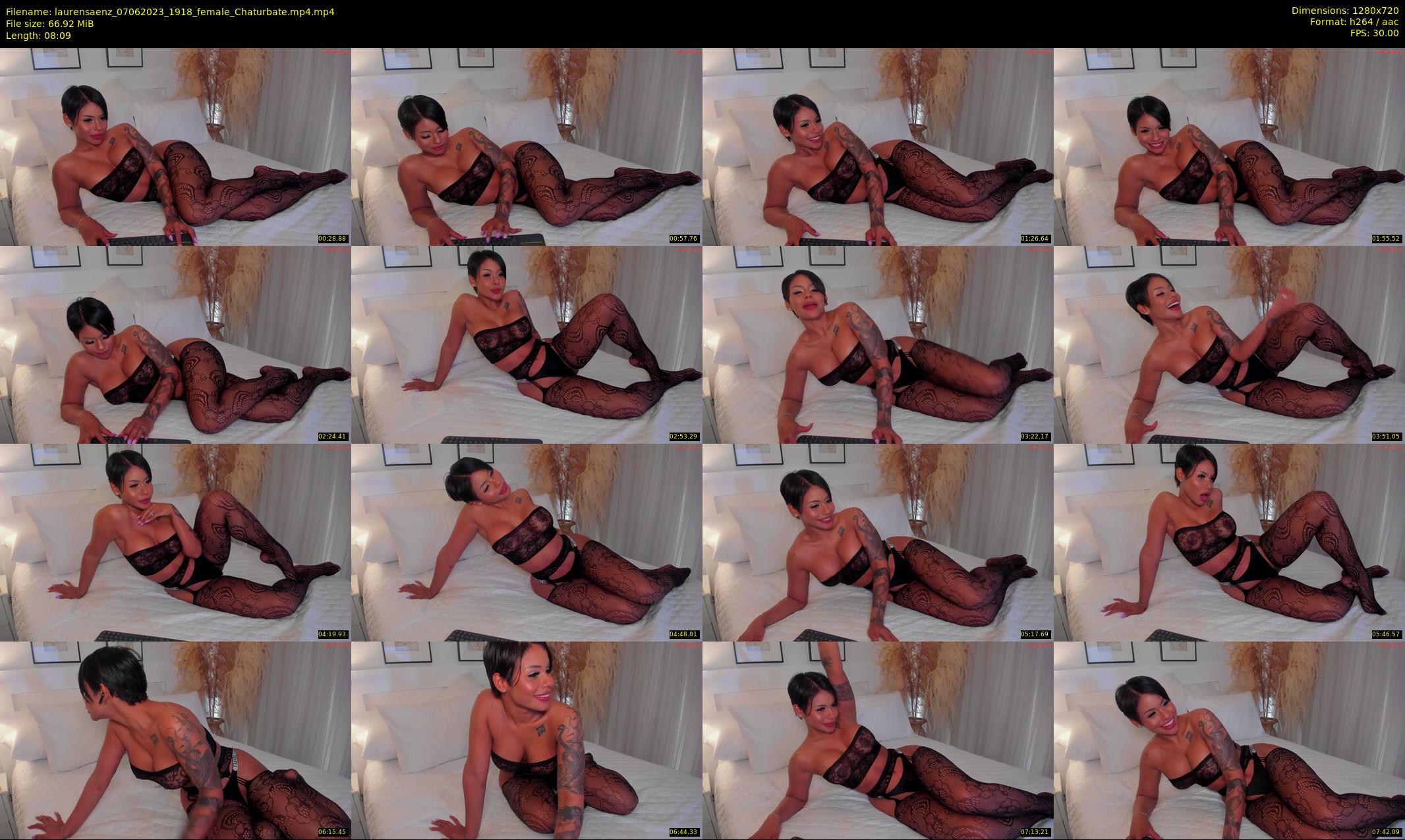laurensaenz — 9 minute Chaturbate female cam show recording, 720p, Jun 7, 2023