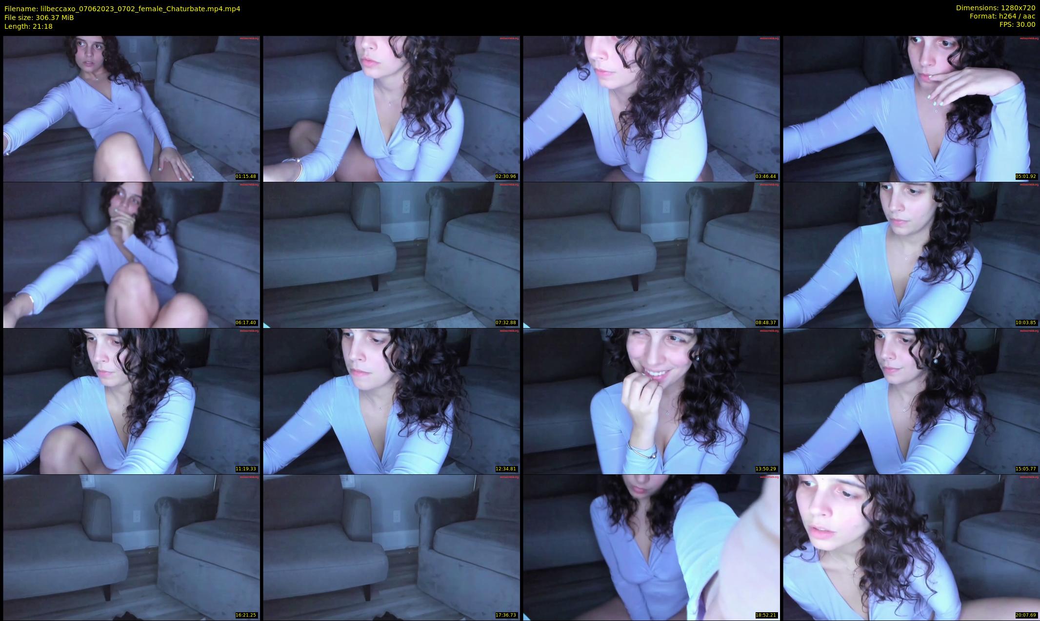 lilbeccaxo — 22 minute Chaturbate female cam show recording, 720p, Jun 7, 2023