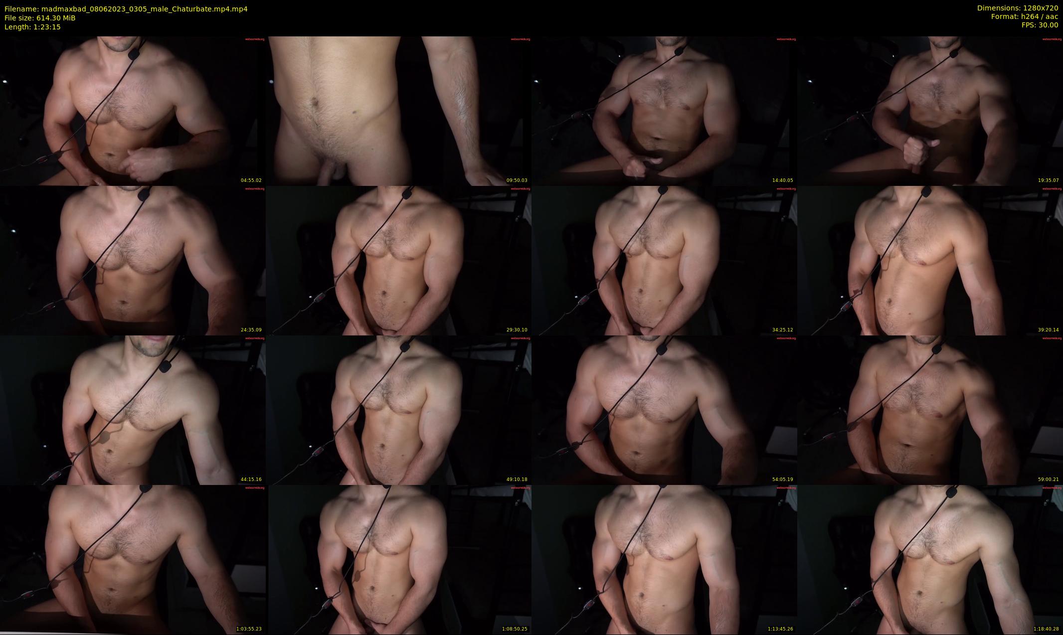 madmaxbad — 84 minute Chaturbate male cam show recording, 720p, Jun 8, 2023