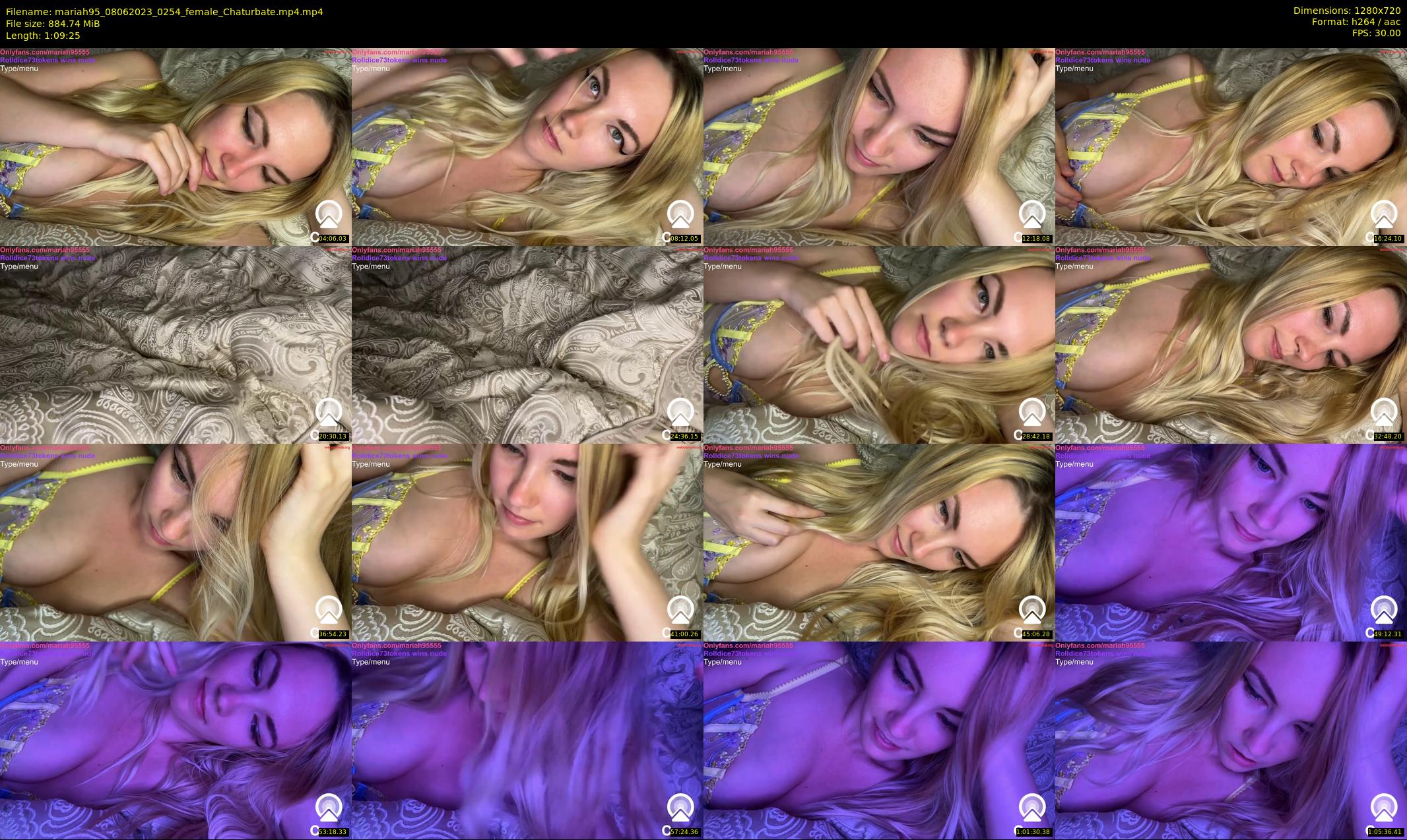 mariah95 — 70 minute Chaturbate female cam show recording, 720p, Jun 8, 2023